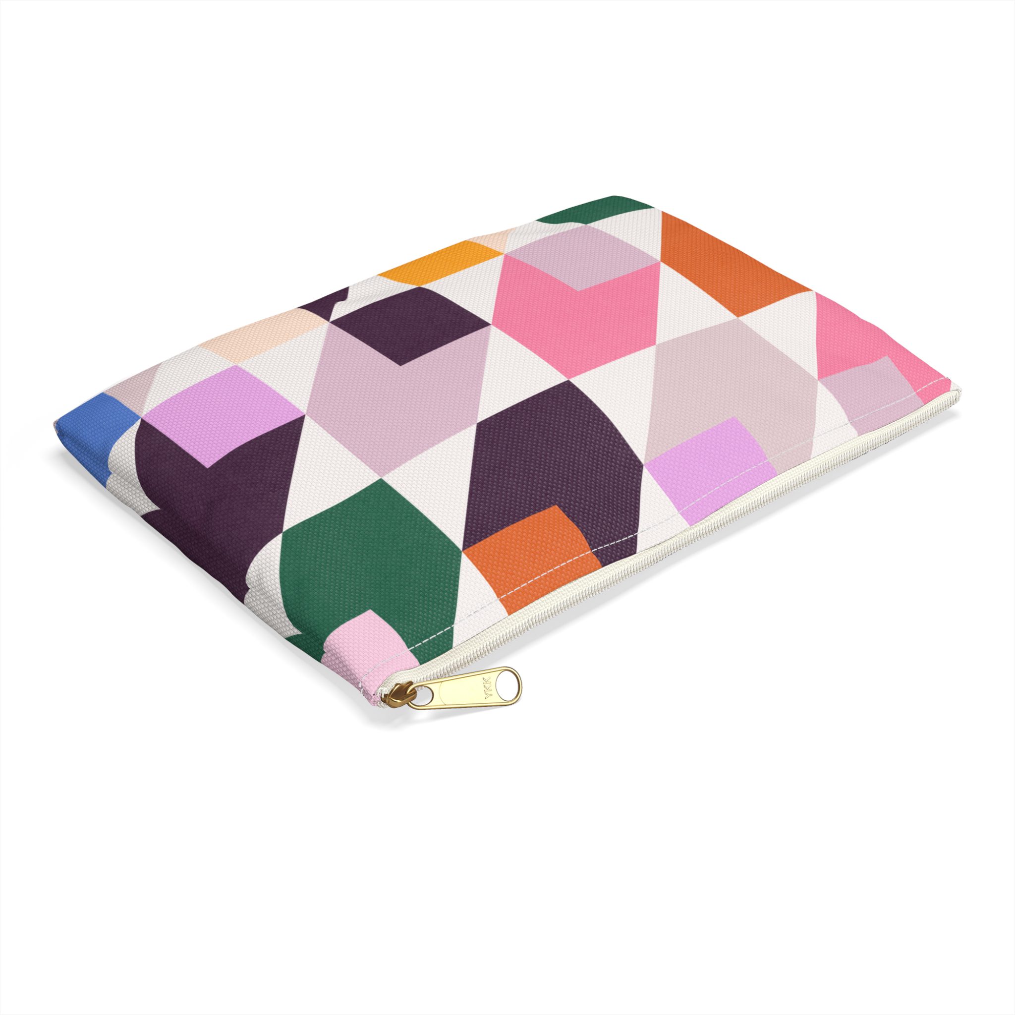 Isometric Cubes Colour Accessory Pouch - Image 7