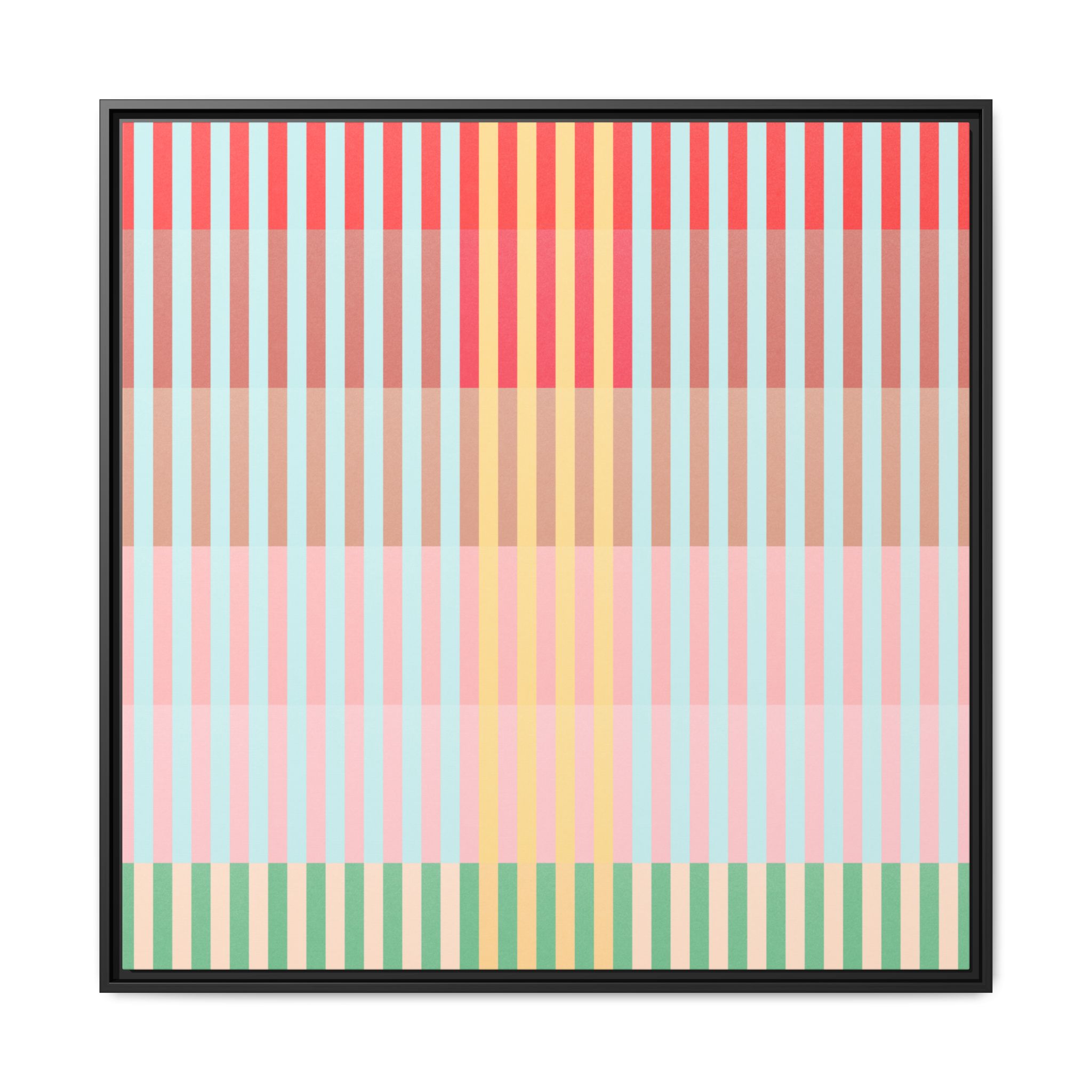 Apple Geo Lines Matte Canvas, Framed - Image 65