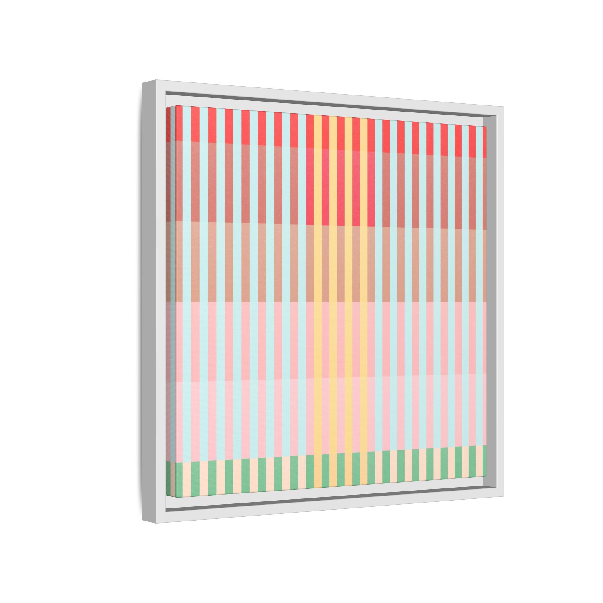 Apple Geo Lines Matte Canvas, Framed - Image 46