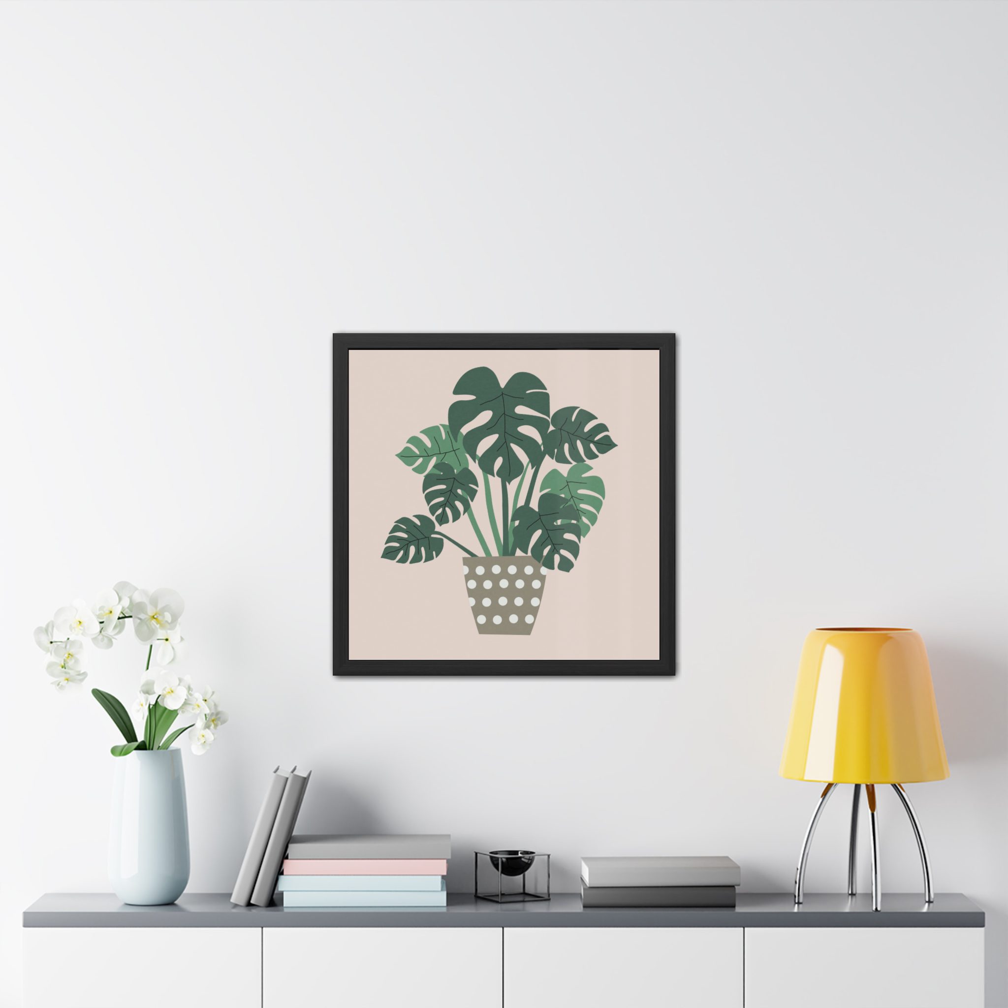 Cheese Plant Framed Art Print - Image 7