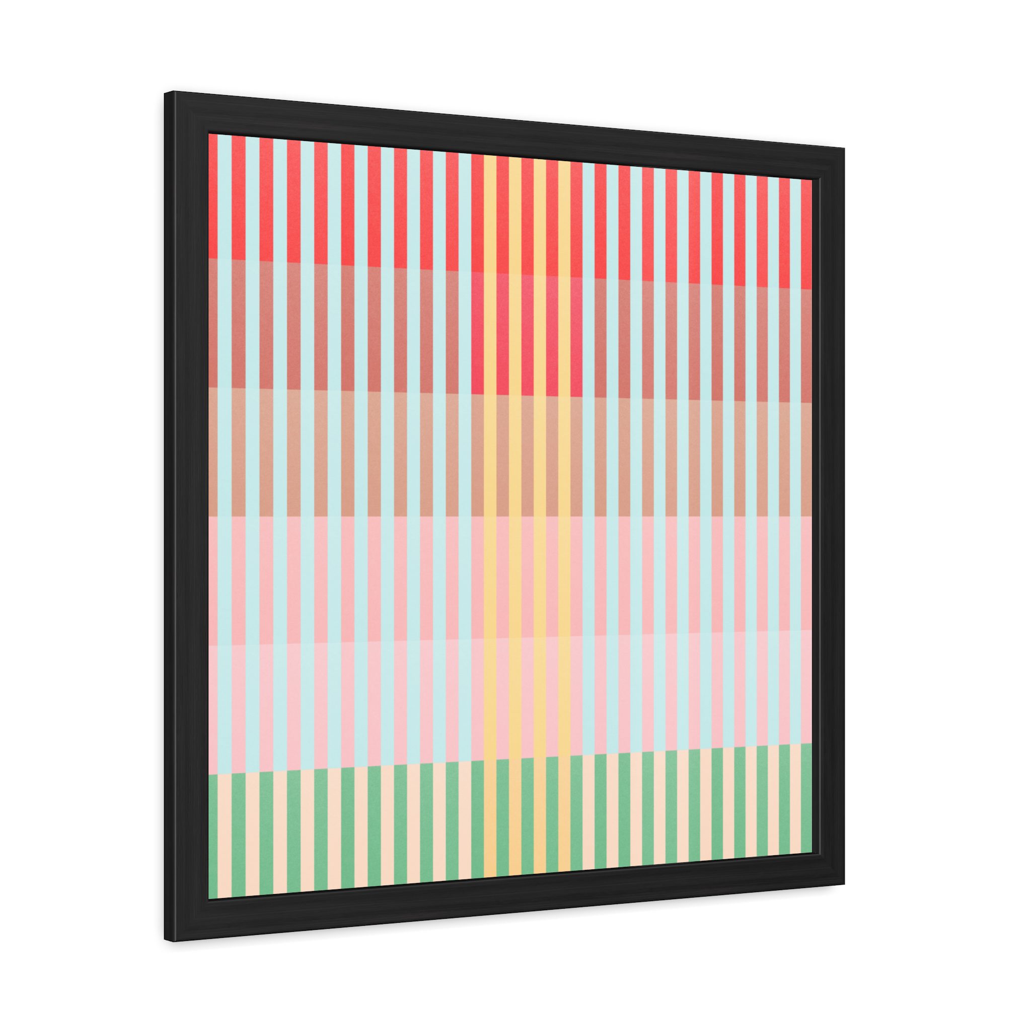 Apple Geo Lines Framed Art Print - Image 6