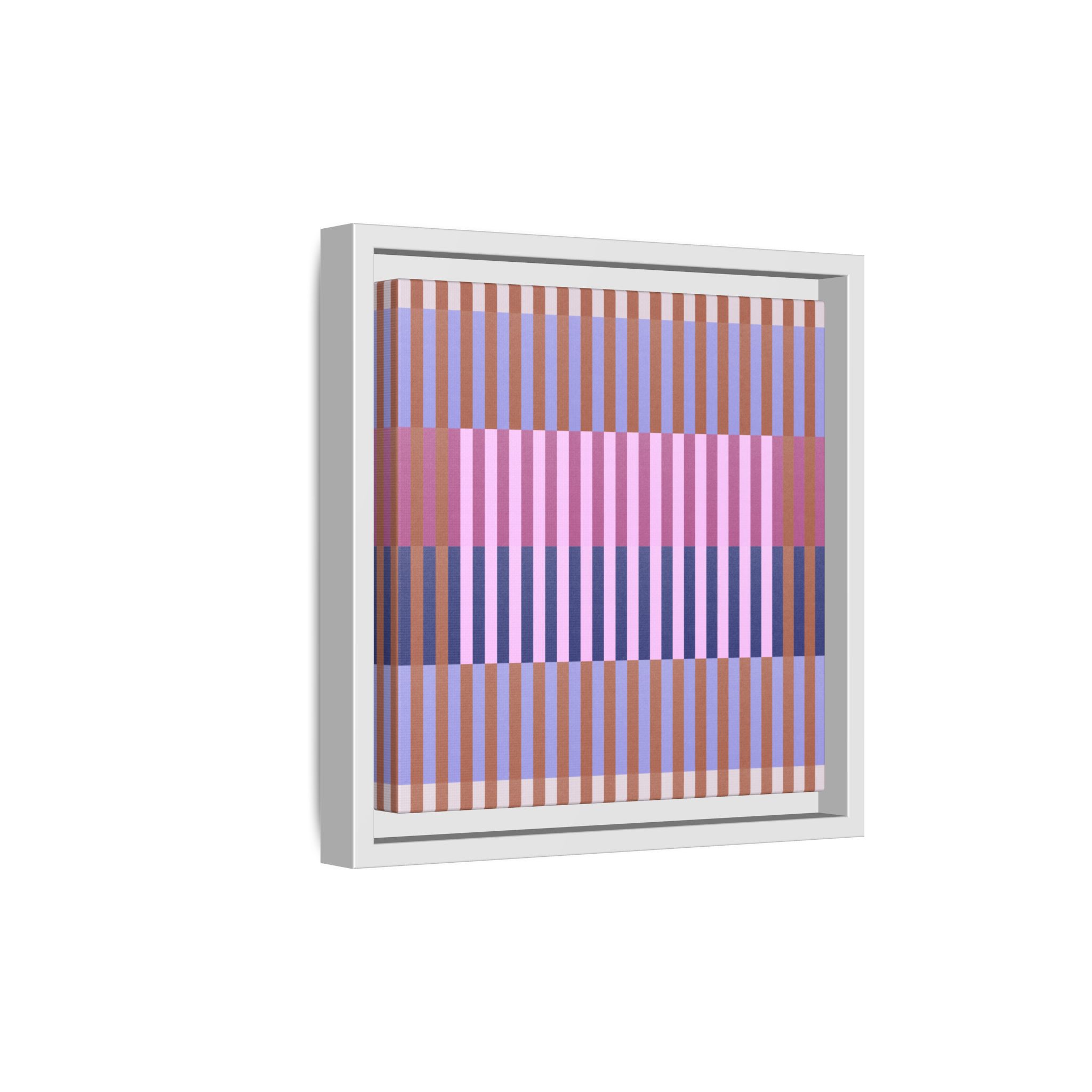 Purple Geo Lines Matte Canvas, Framed - Image 30