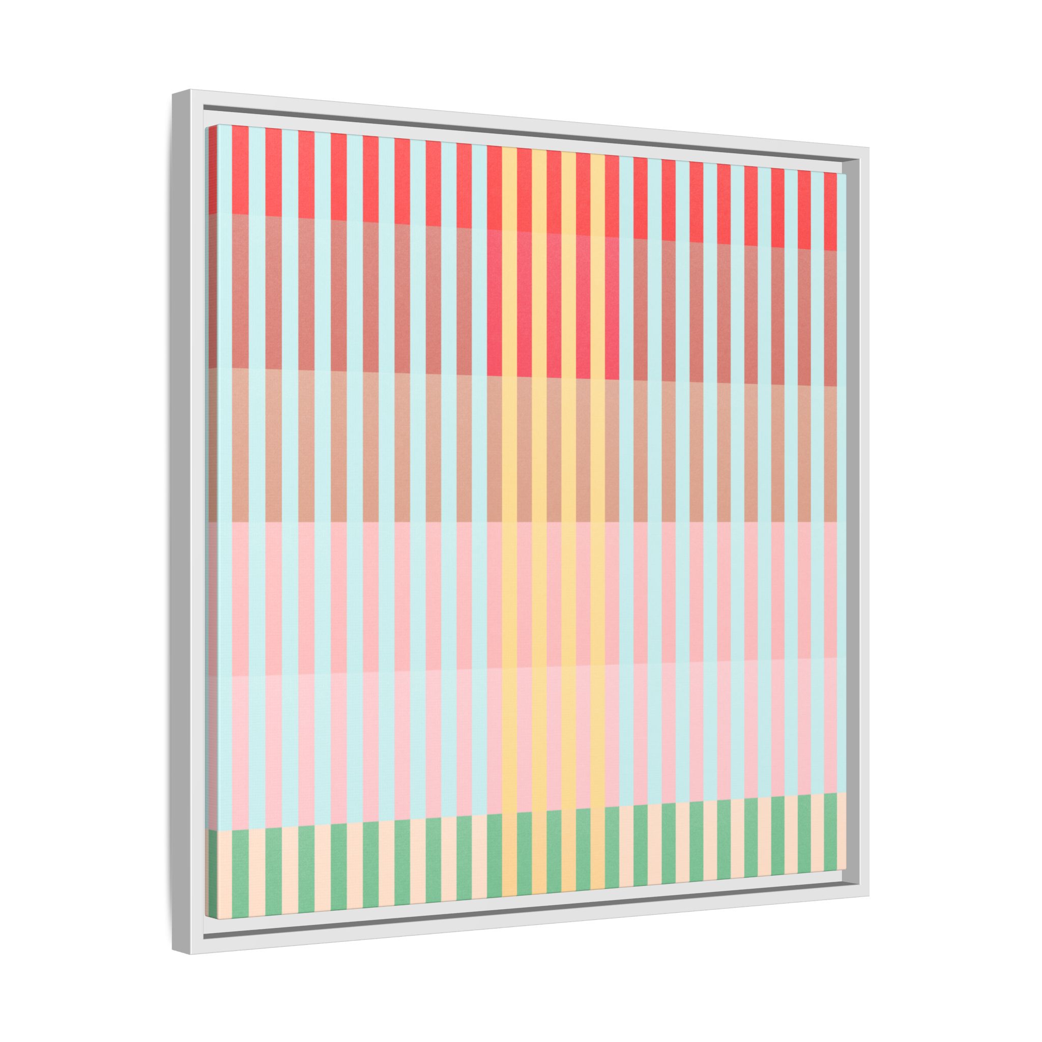 Apple Geo Lines Matte Canvas, Framed - Image 18