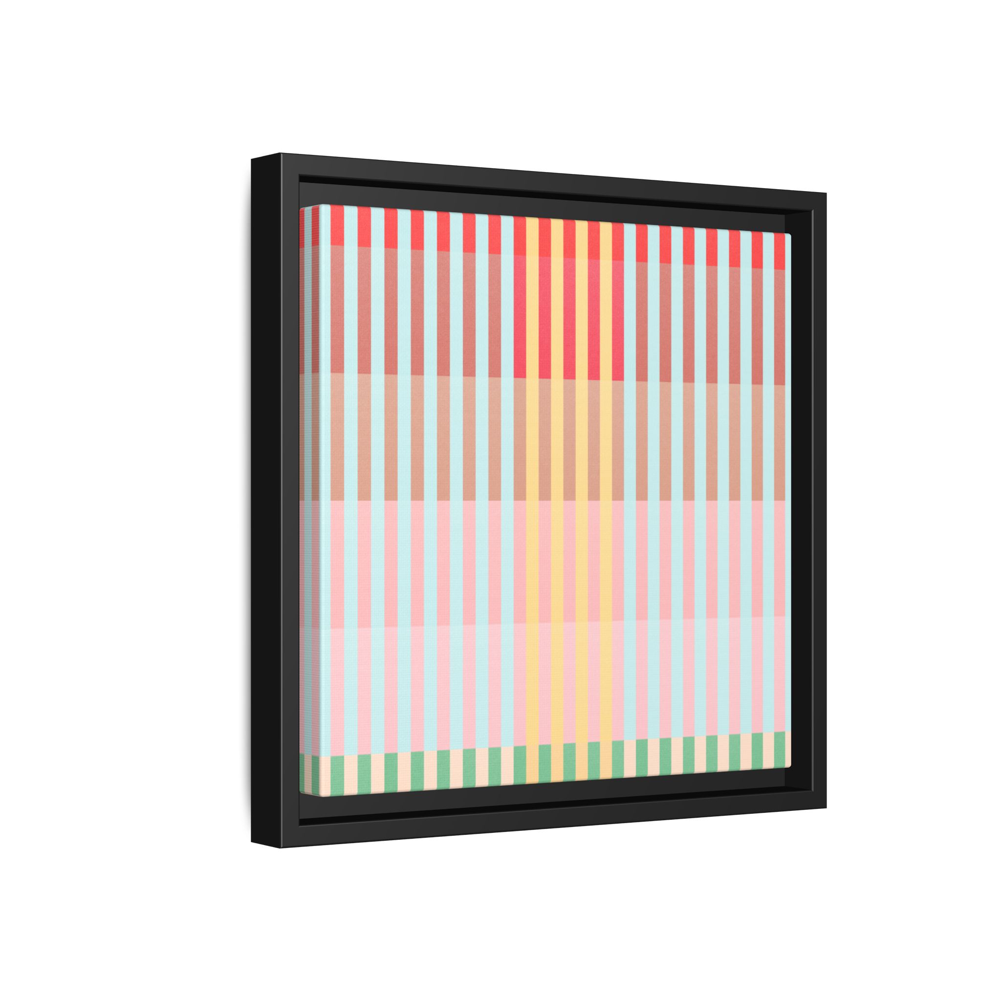 Apple Geo Lines Matte Canvas, Framed - Image 34