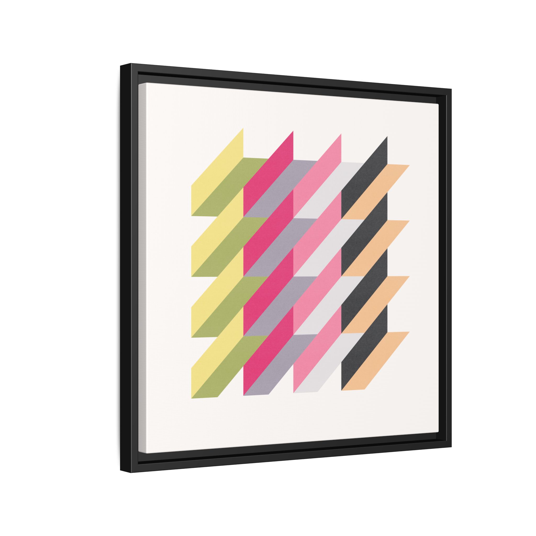Geo Rectangles Matte Canvas, Framed - Image 50