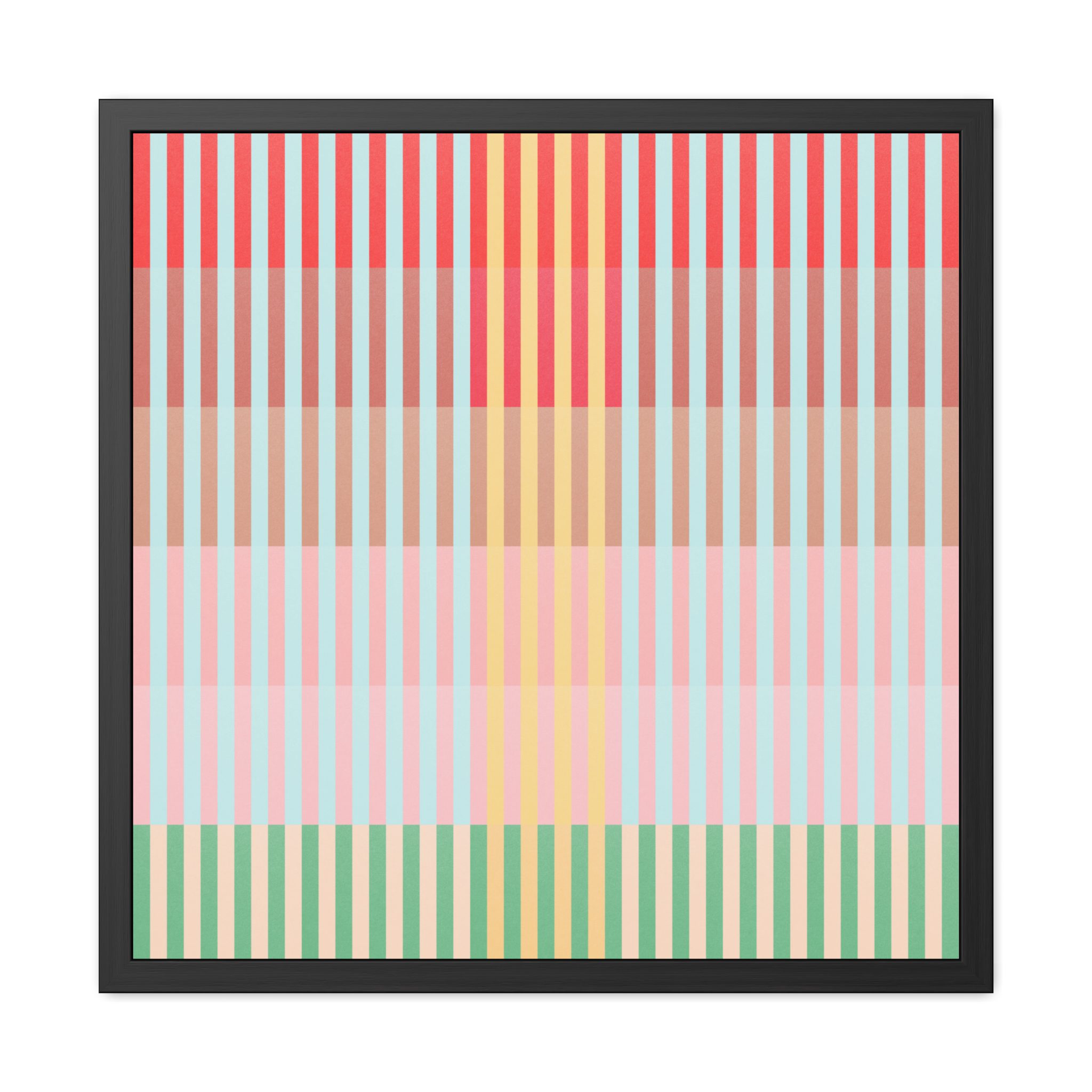 Apple Geo Lines Framed Art Print - Image 9