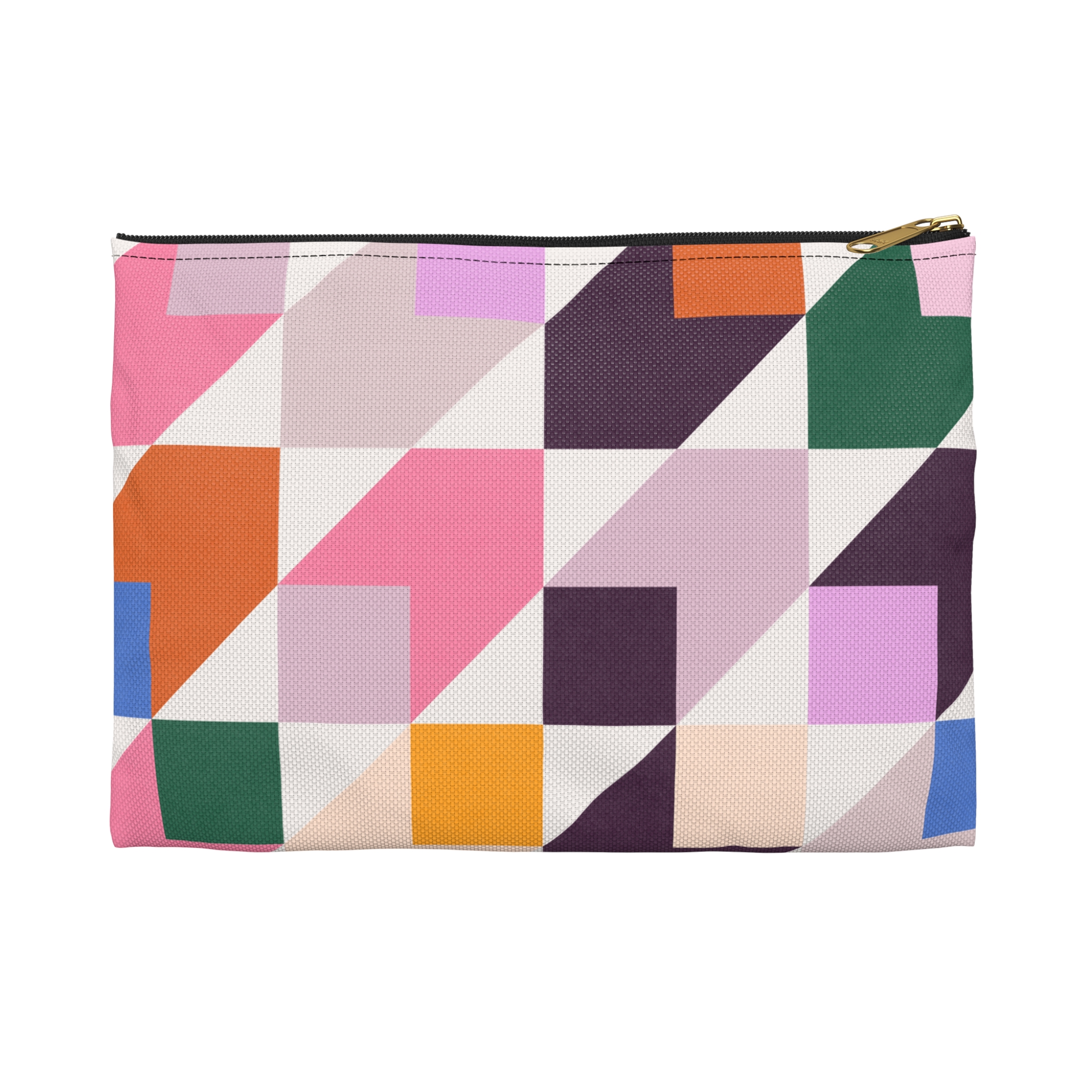 Isometric Cubes Colour Accessory Pouch