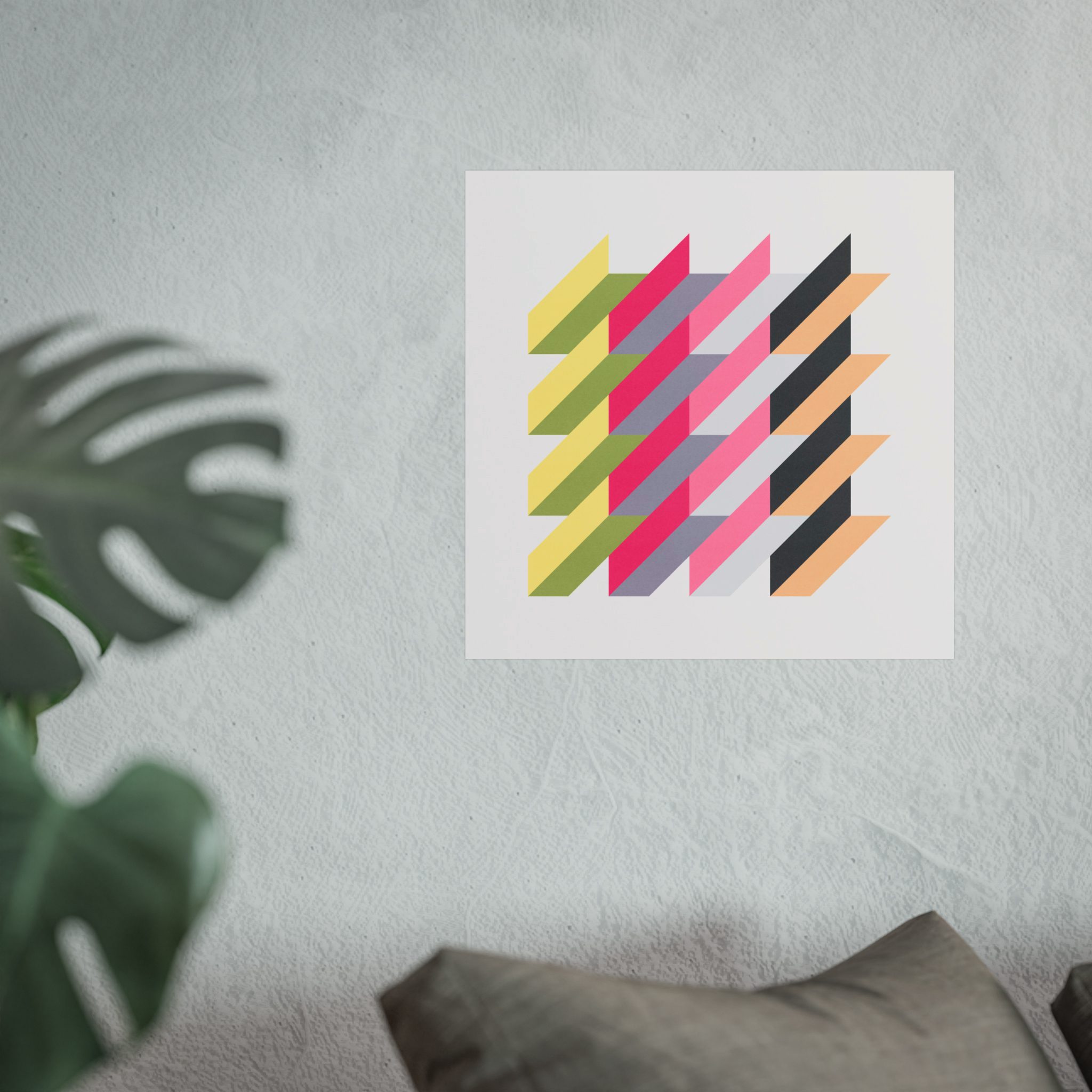 Geo Rectangles Art Print - Image 2