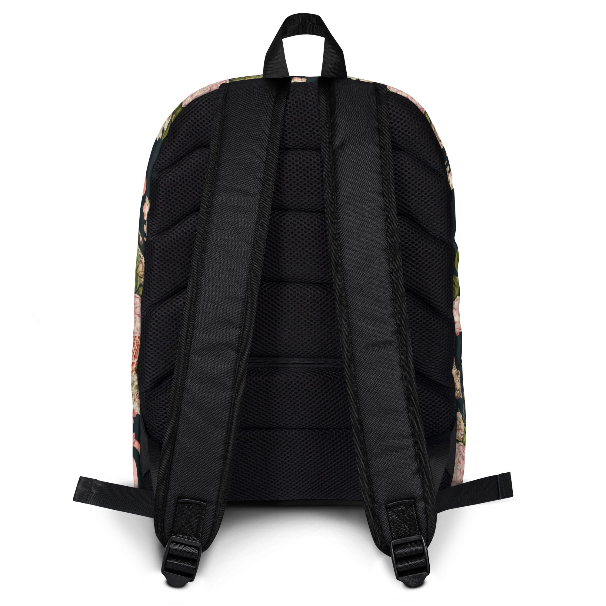 Floral Flamingos Backpack - Image 3