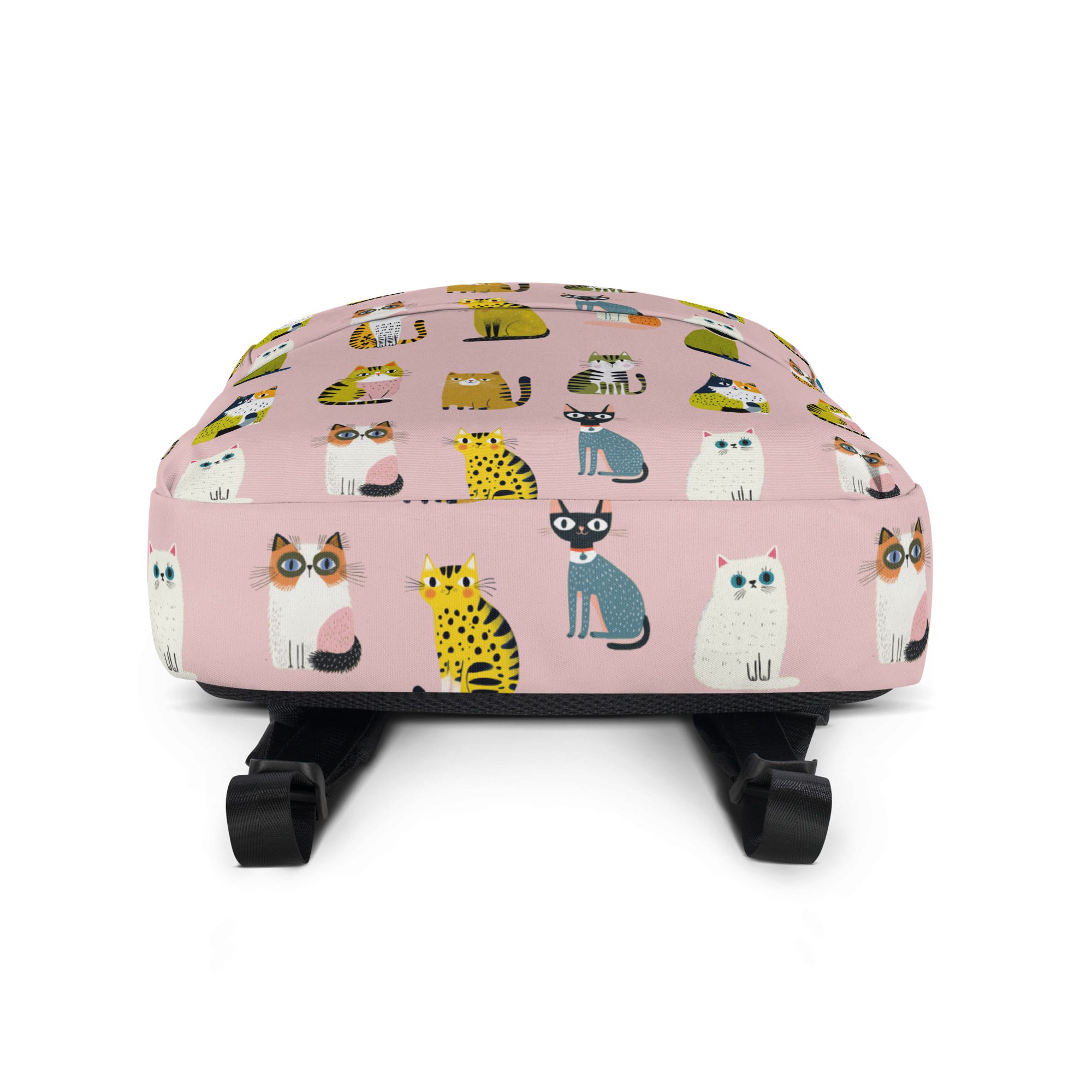 Cute Cats Pattern Backpack - Image 5
