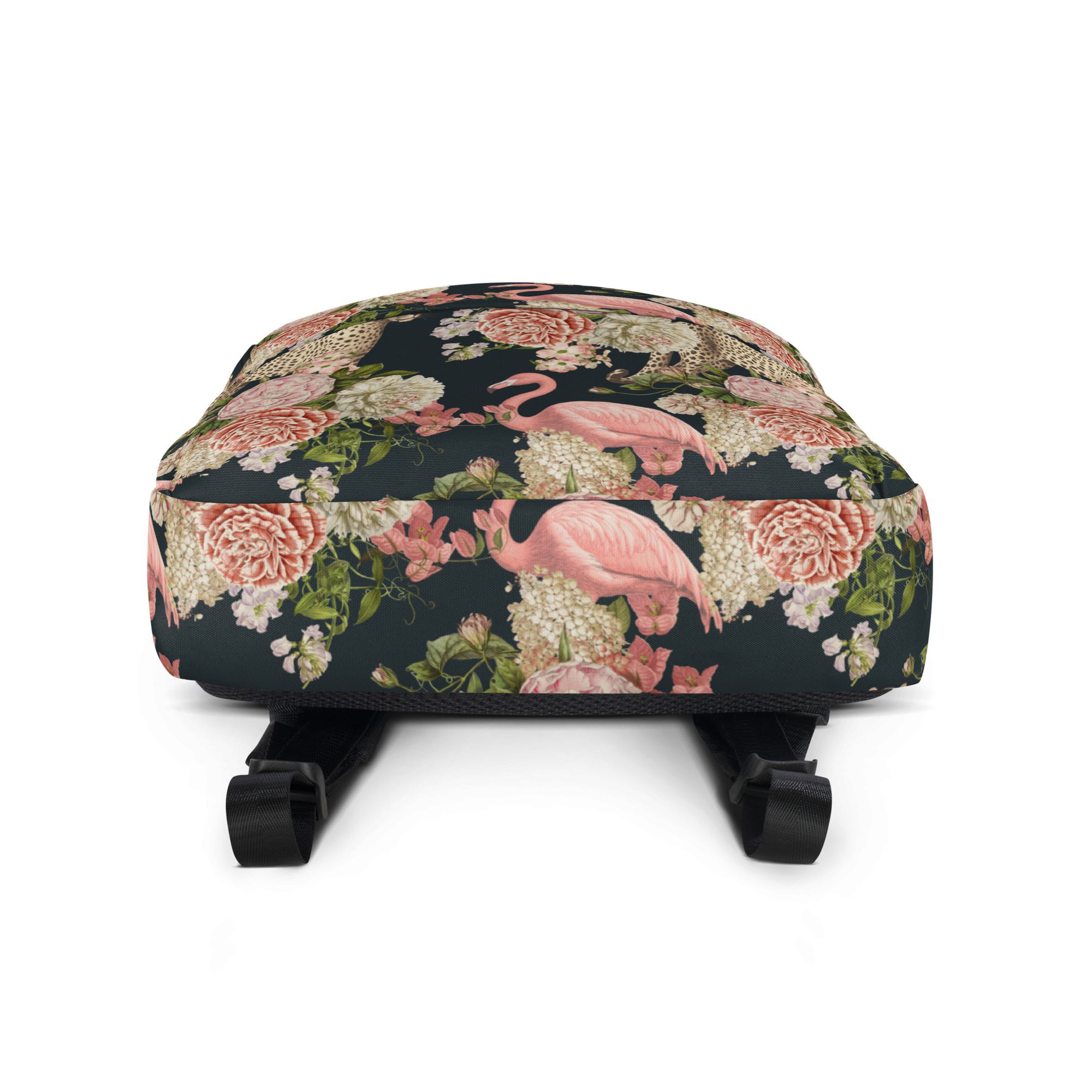 Floral Flamingos Backpack - Image 5