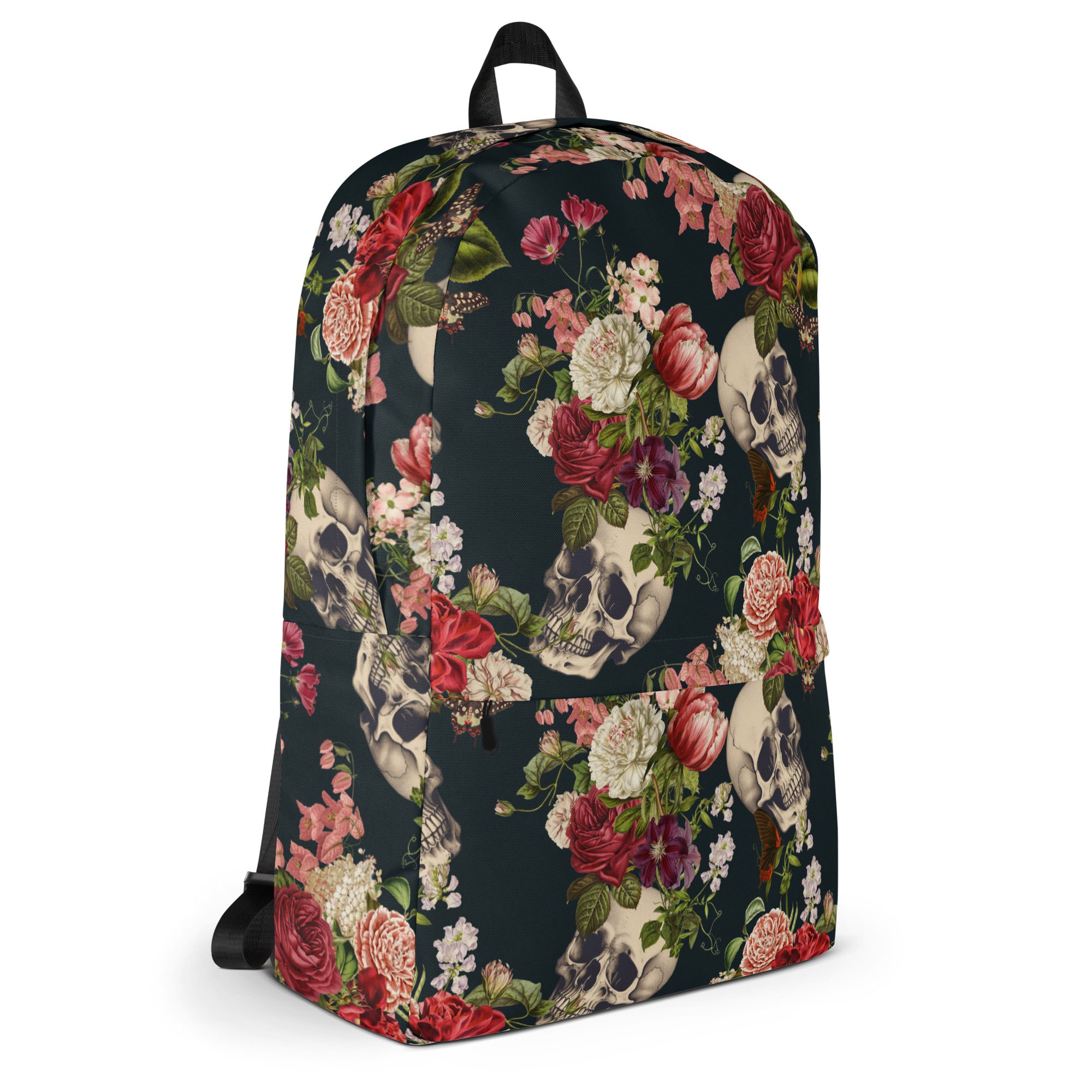 Floral Skulls Backpack - Image 4