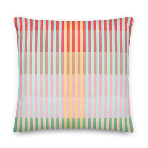 Apple Geo Lines Premium Cushion