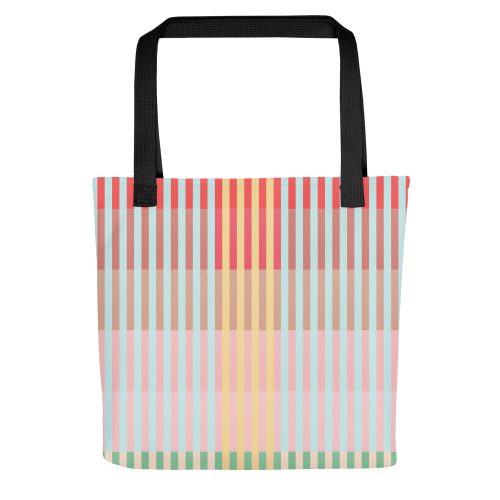 Apple Geo Lines Tote Bag