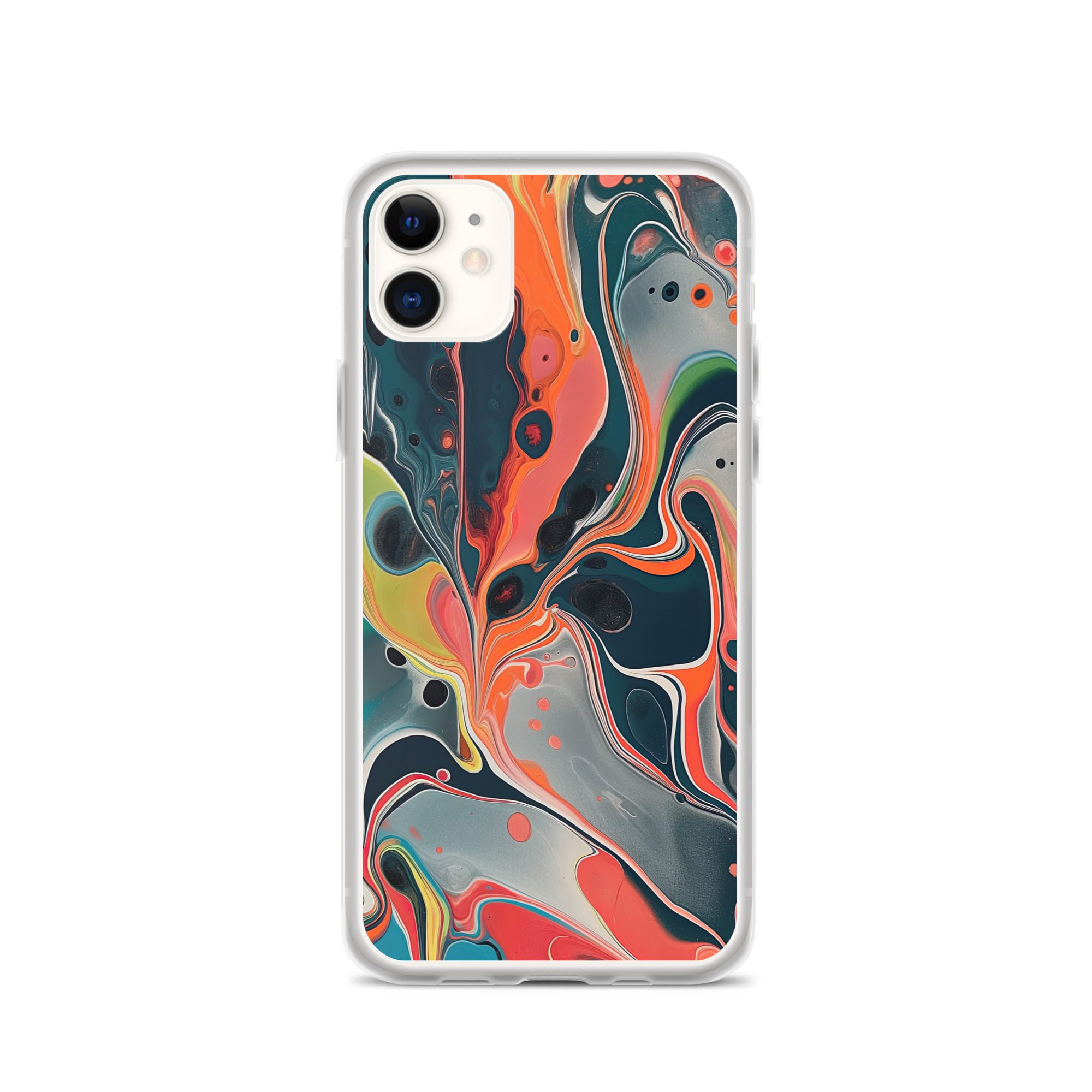 Grey Marble Clear Case for iPhone® - Image 6