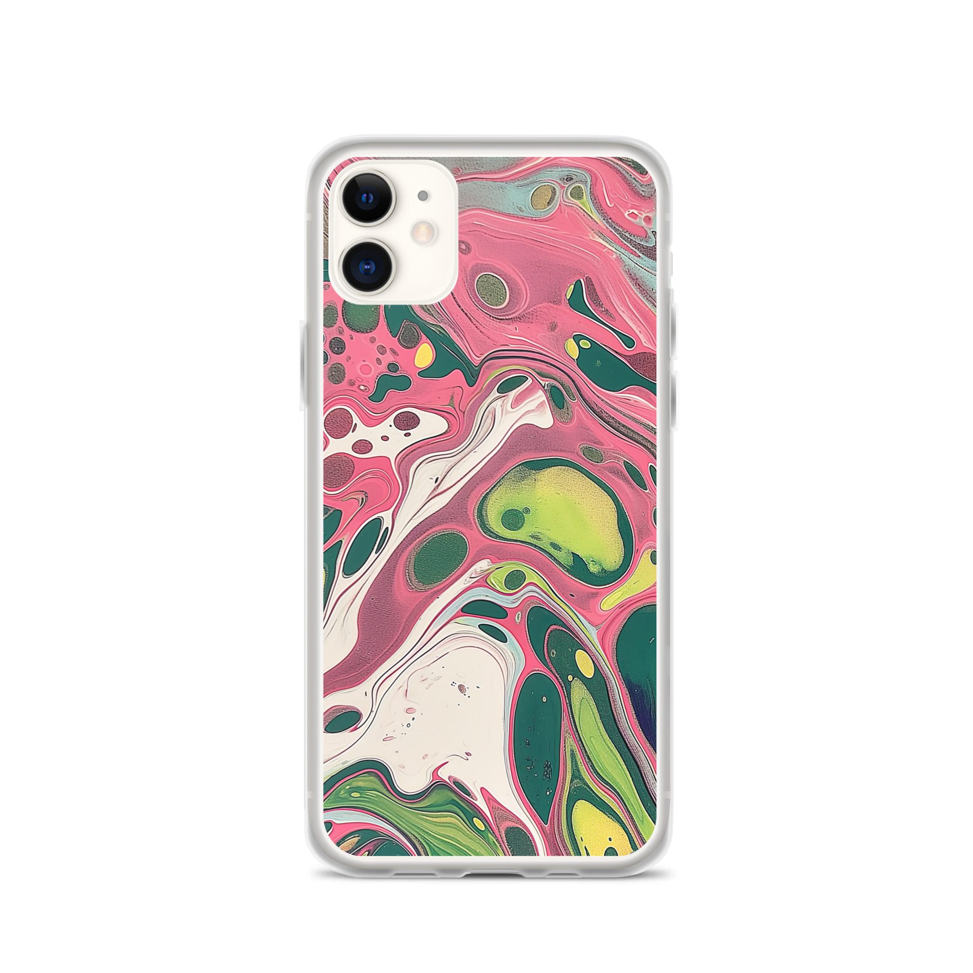 Green Marble Clear Case for iPhone® - Image 6