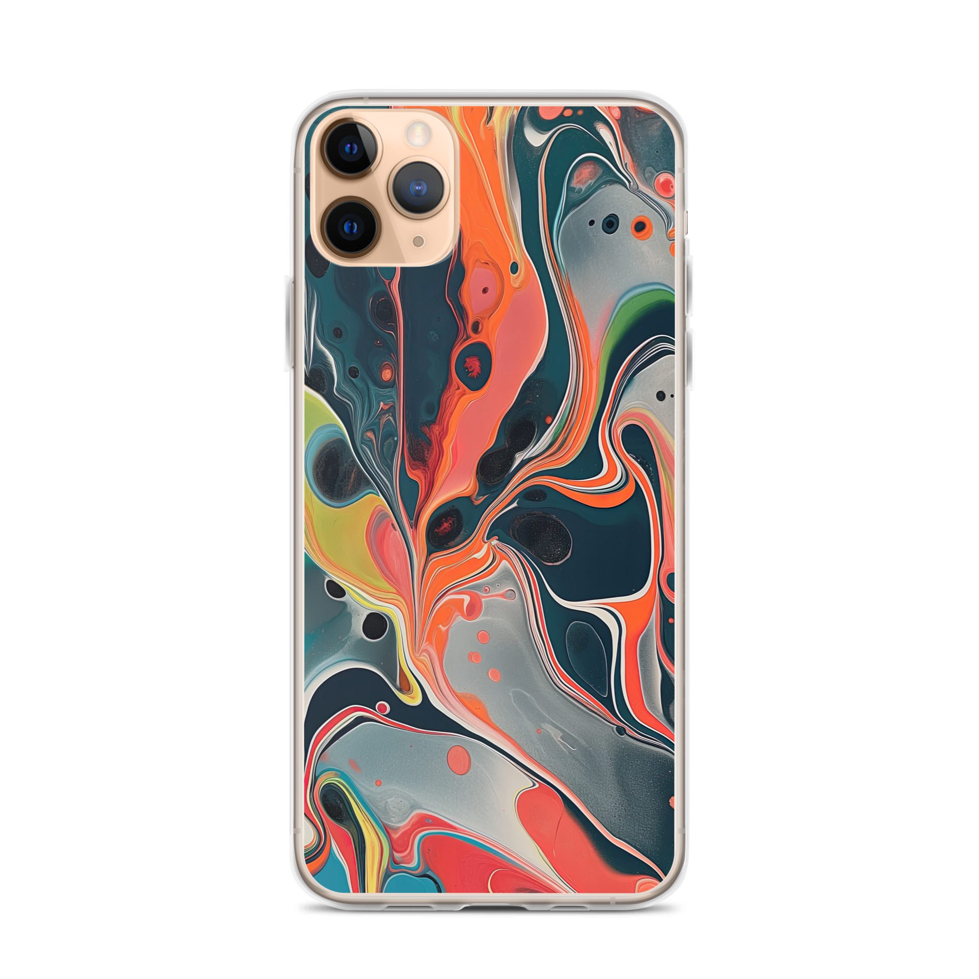 Grey Marble Clear Case for iPhone® - Image 2