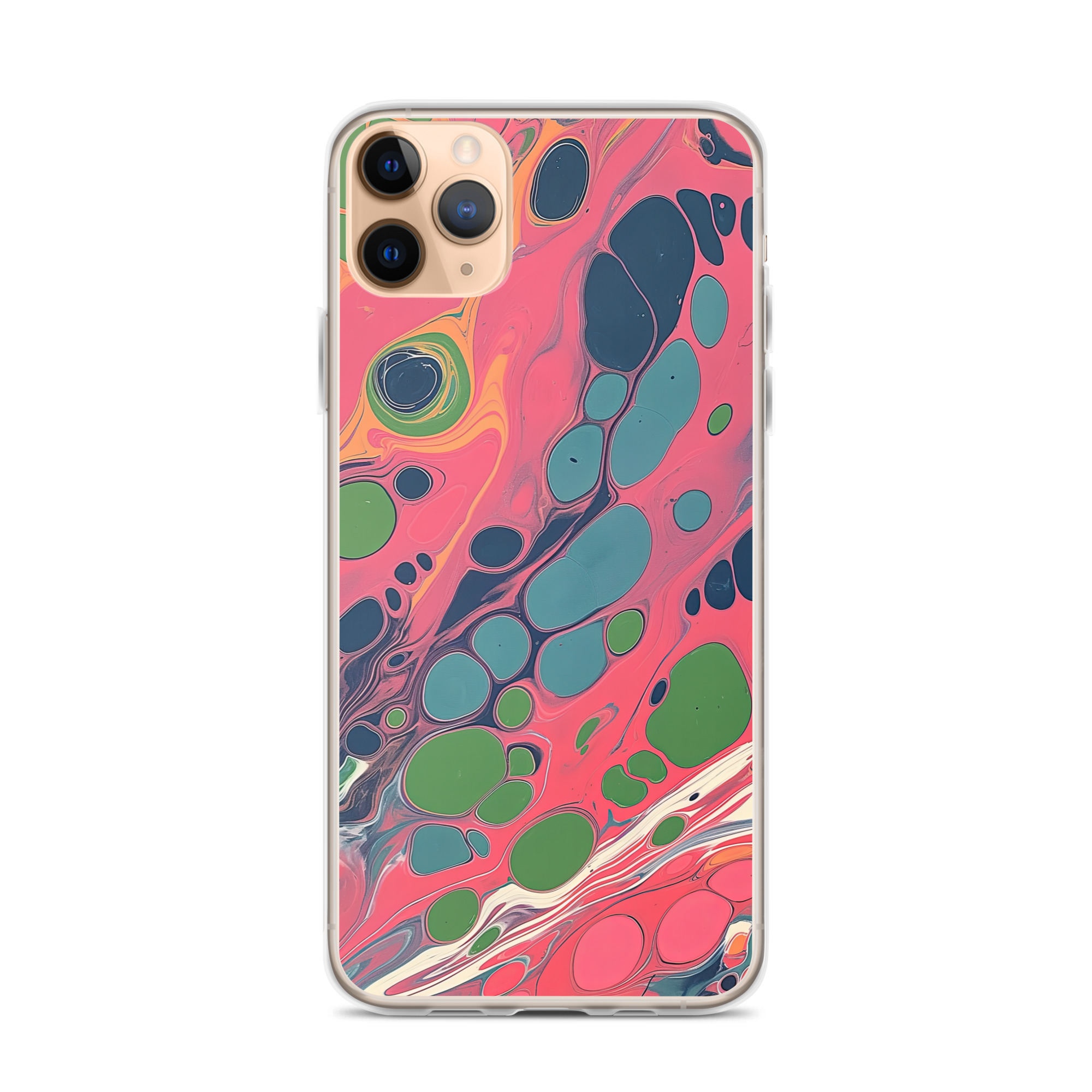 Pink Marble Clear Case for iPhone® - Image 2