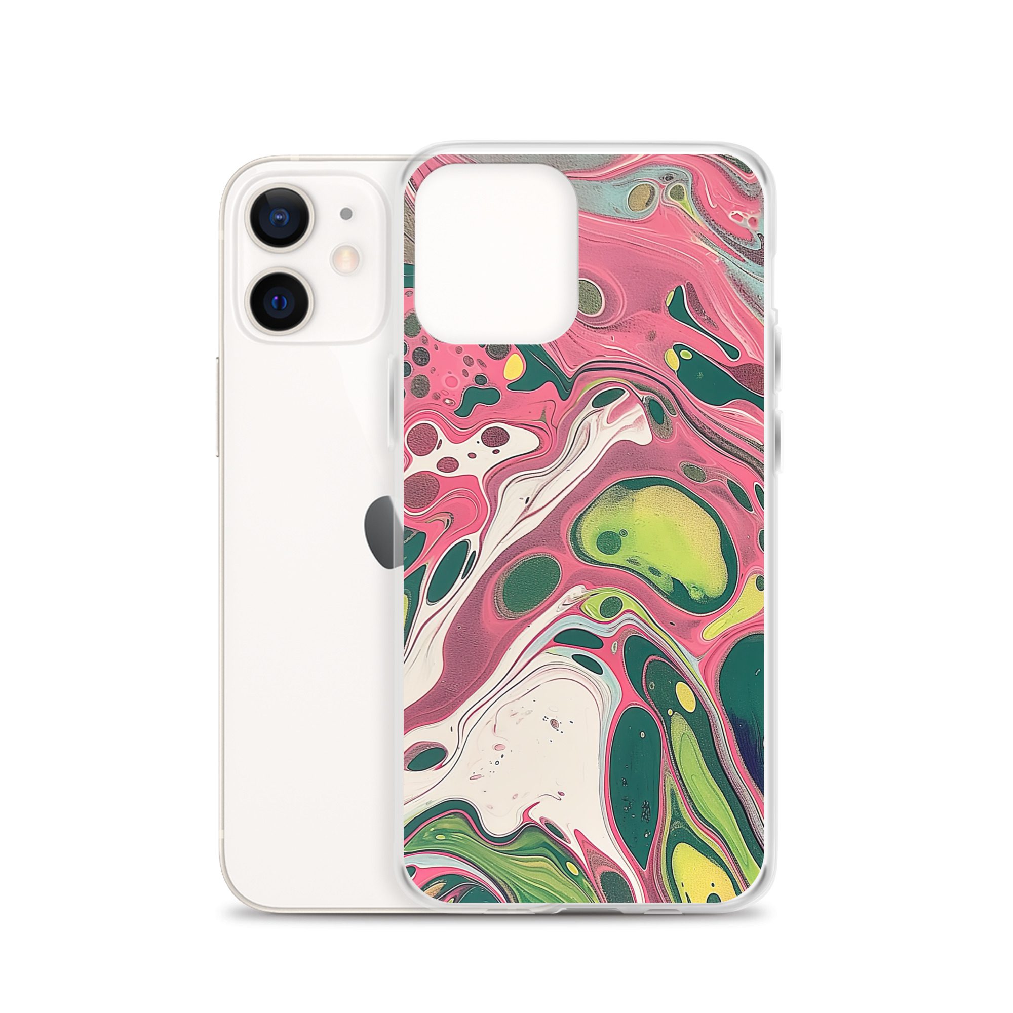 Green Marble Clear Case for iPhone® - Image 15