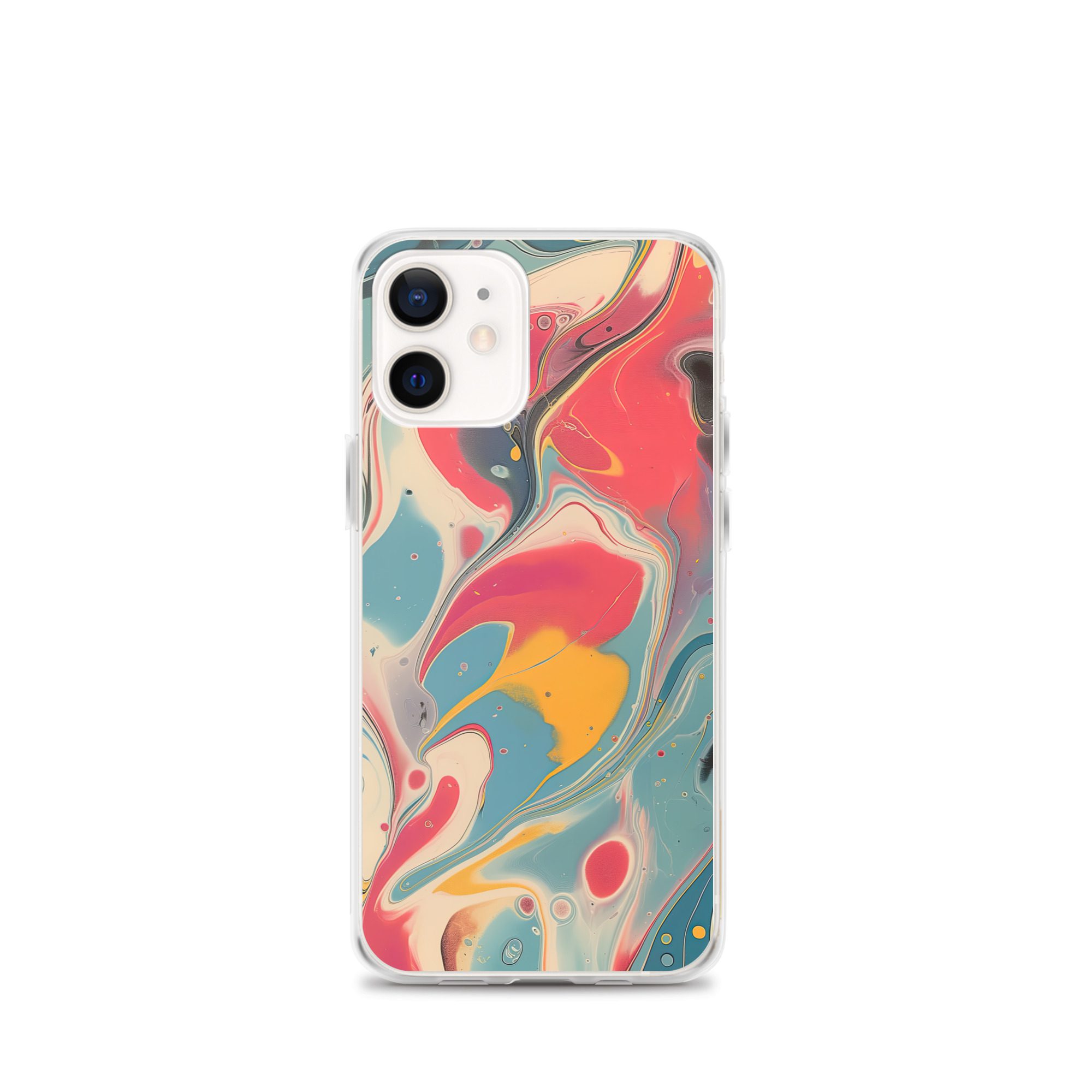 Red Marble Clear Case for iPhone® - Image 8