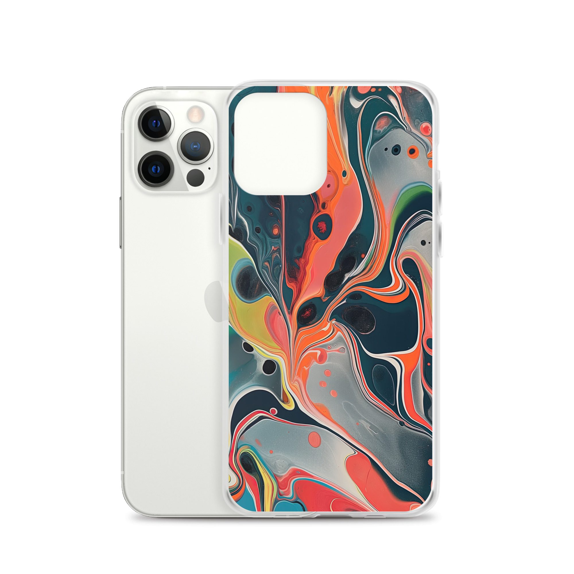 Grey Marble Clear Case for iPhone® - Image 13