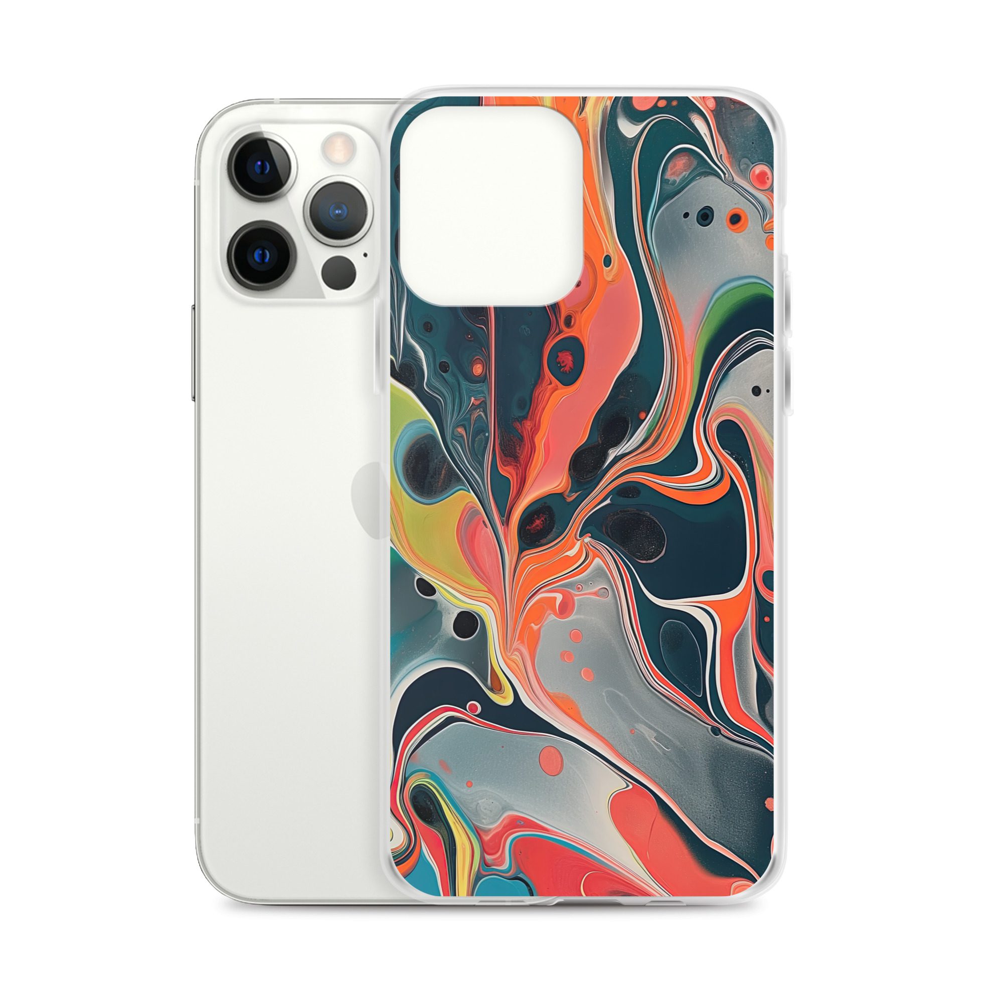 Grey Marble Clear Case for iPhone® - Image 11