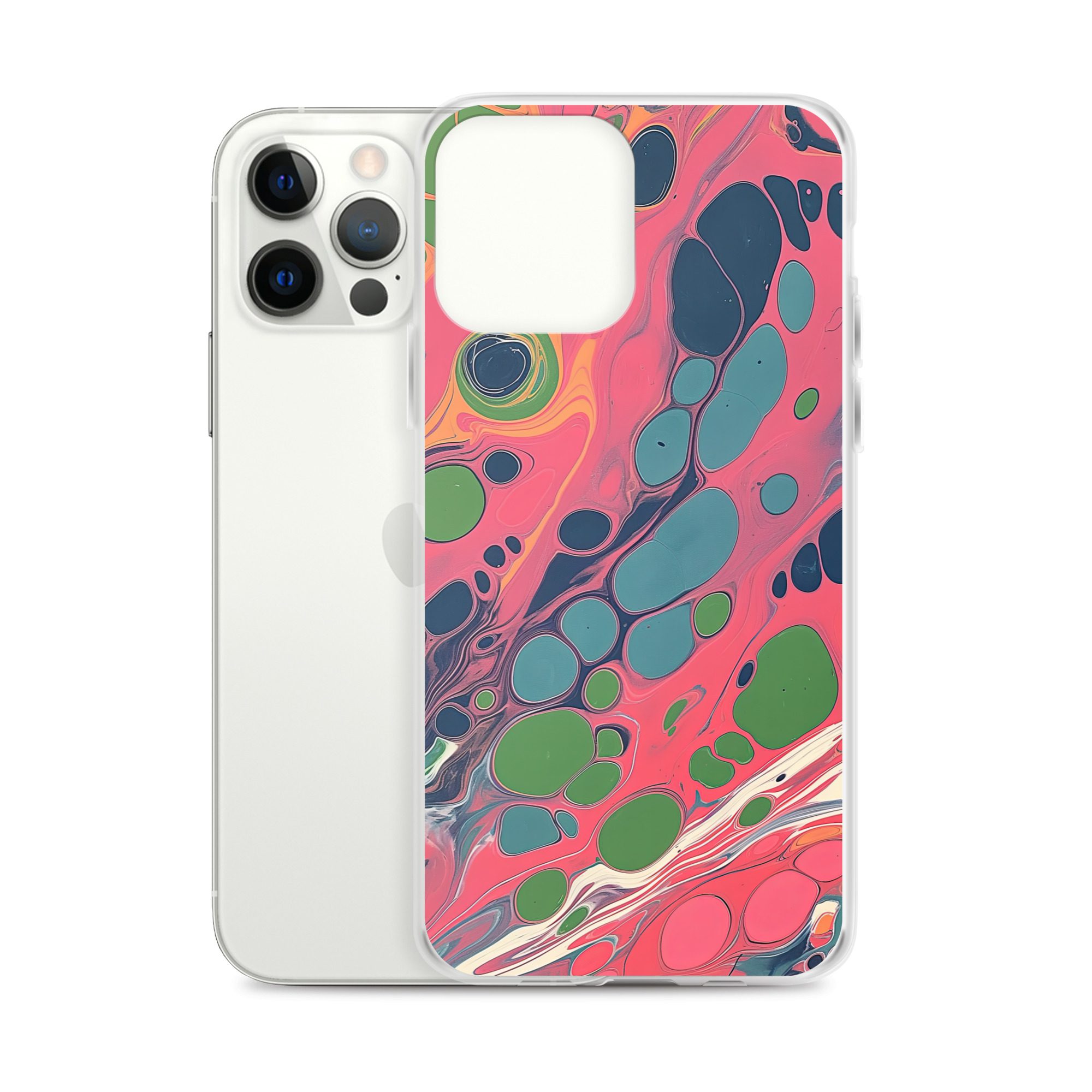 Pink Marble Clear Case for iPhone® - Image 11