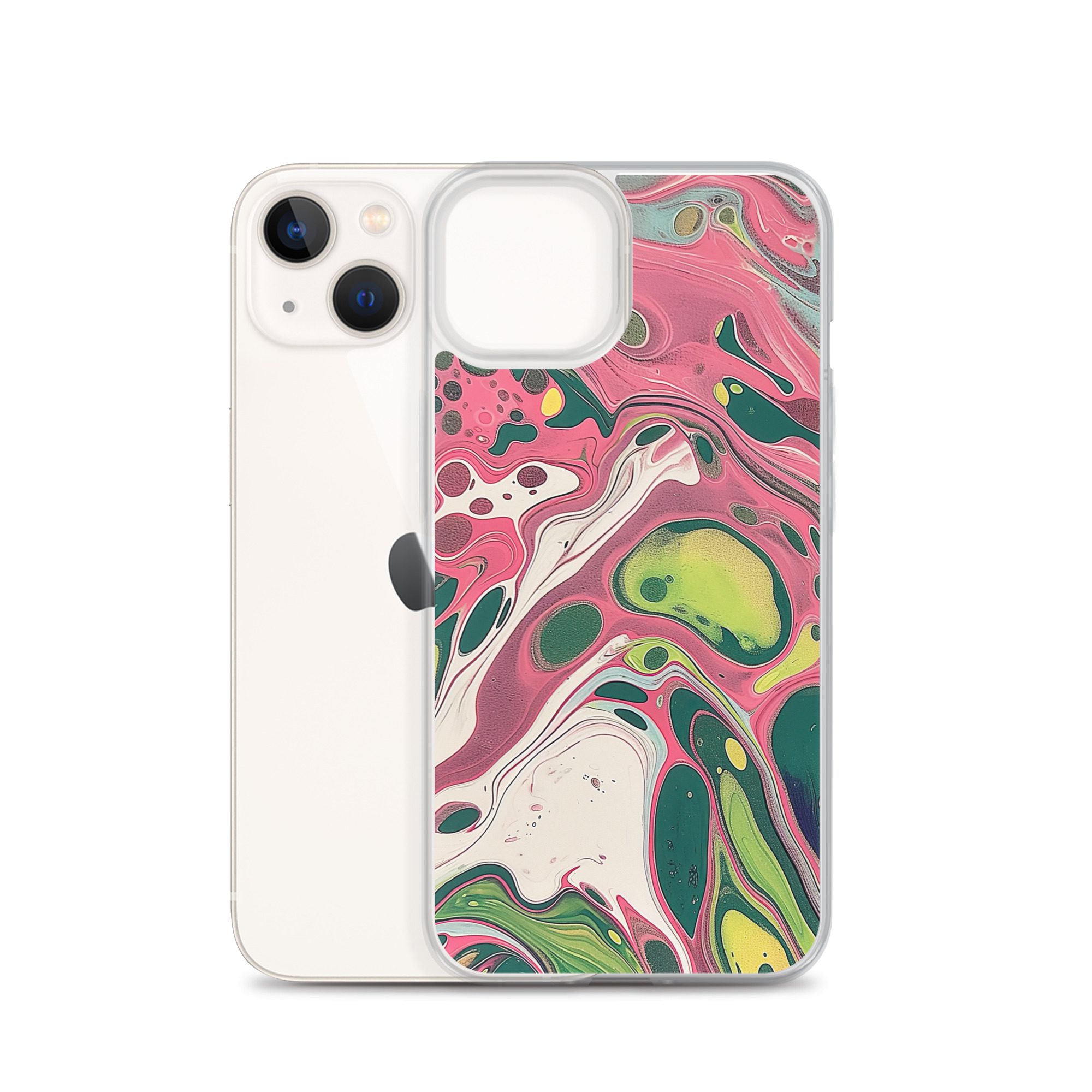 Green Marble Clear Case for iPhone® - Image 23