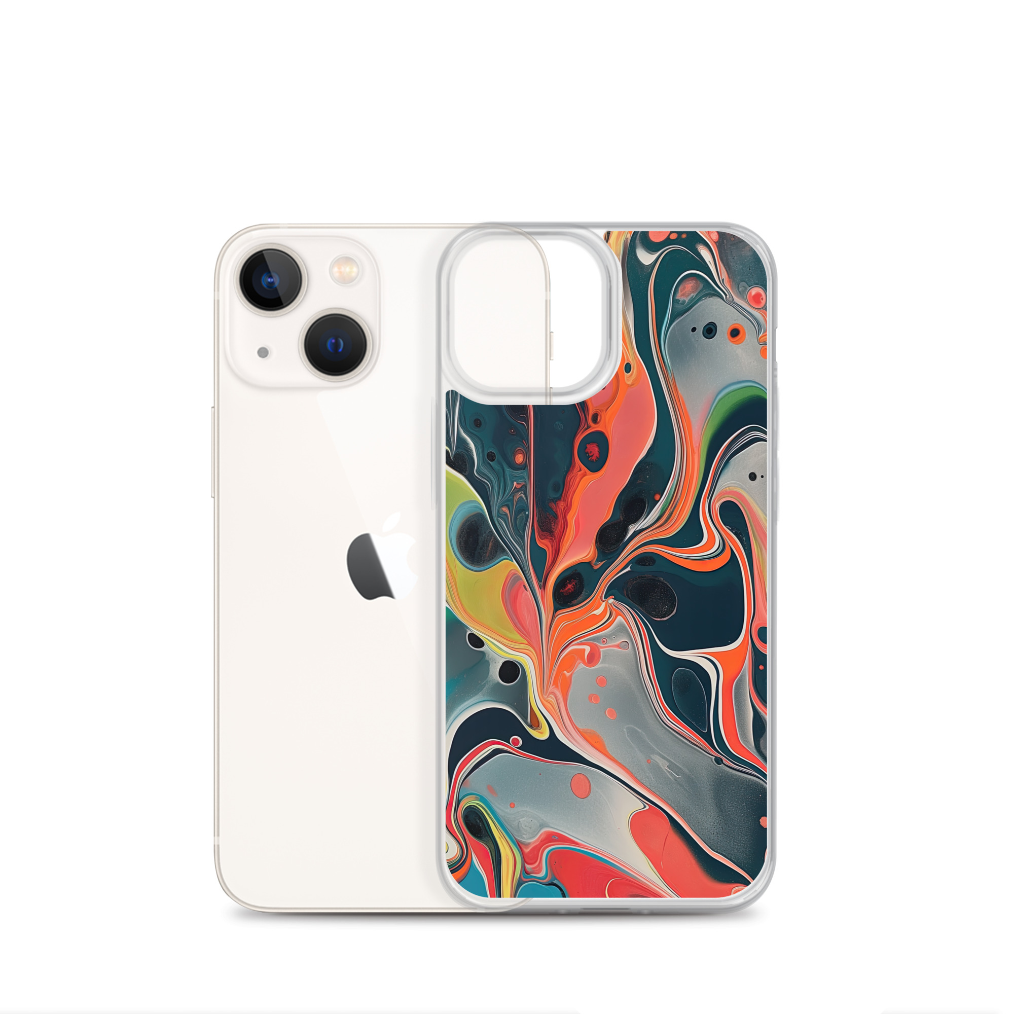 Grey Marble Clear Case for iPhone® - Image 17