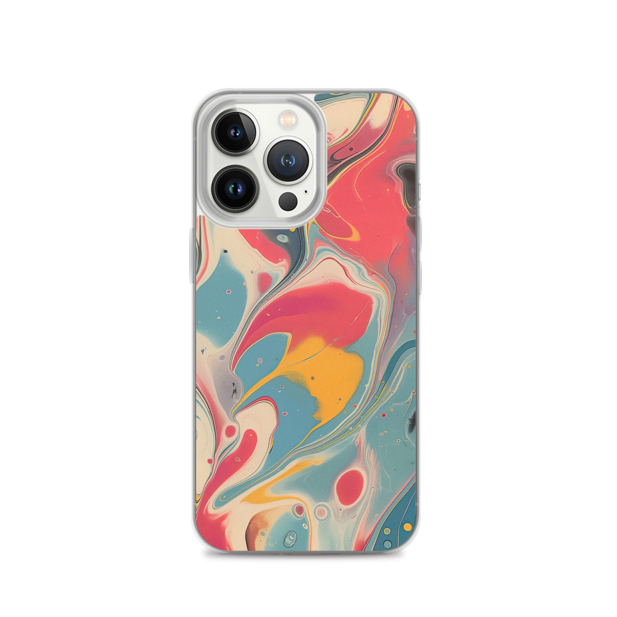 Red Marble Clear Case for iPhone® - Image 20