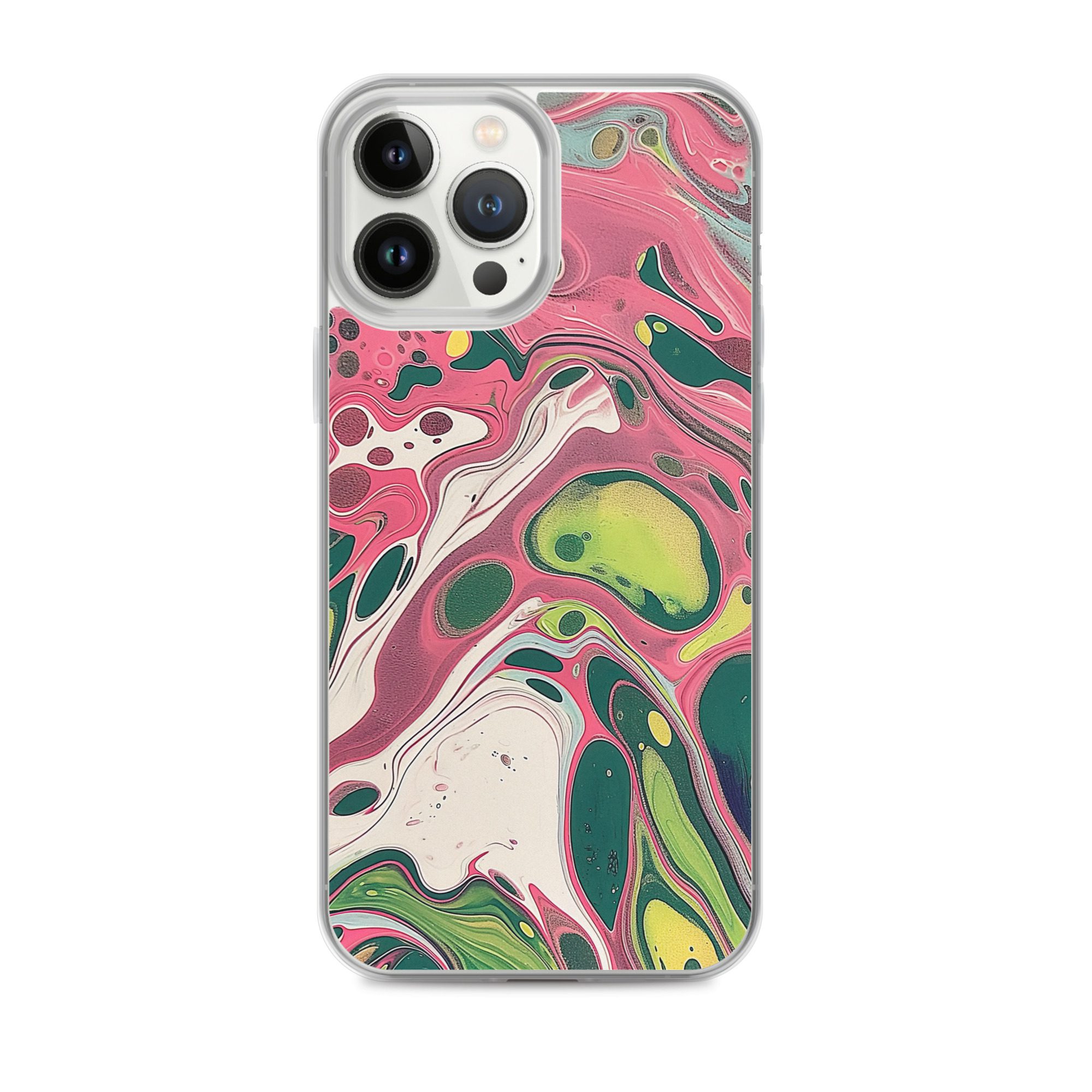 Green Marble Clear Case for iPhone® - Image 18