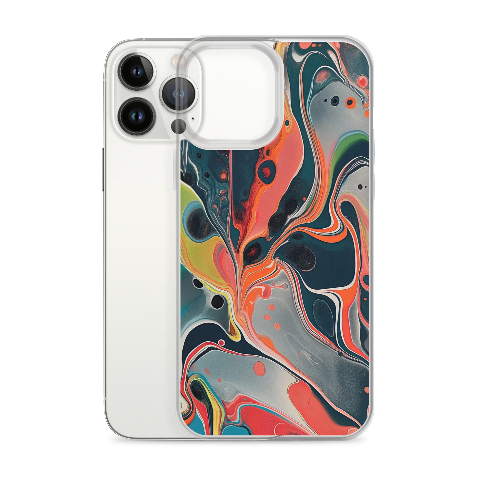 Grey Marble Clear Case for iPhone® - Image 19