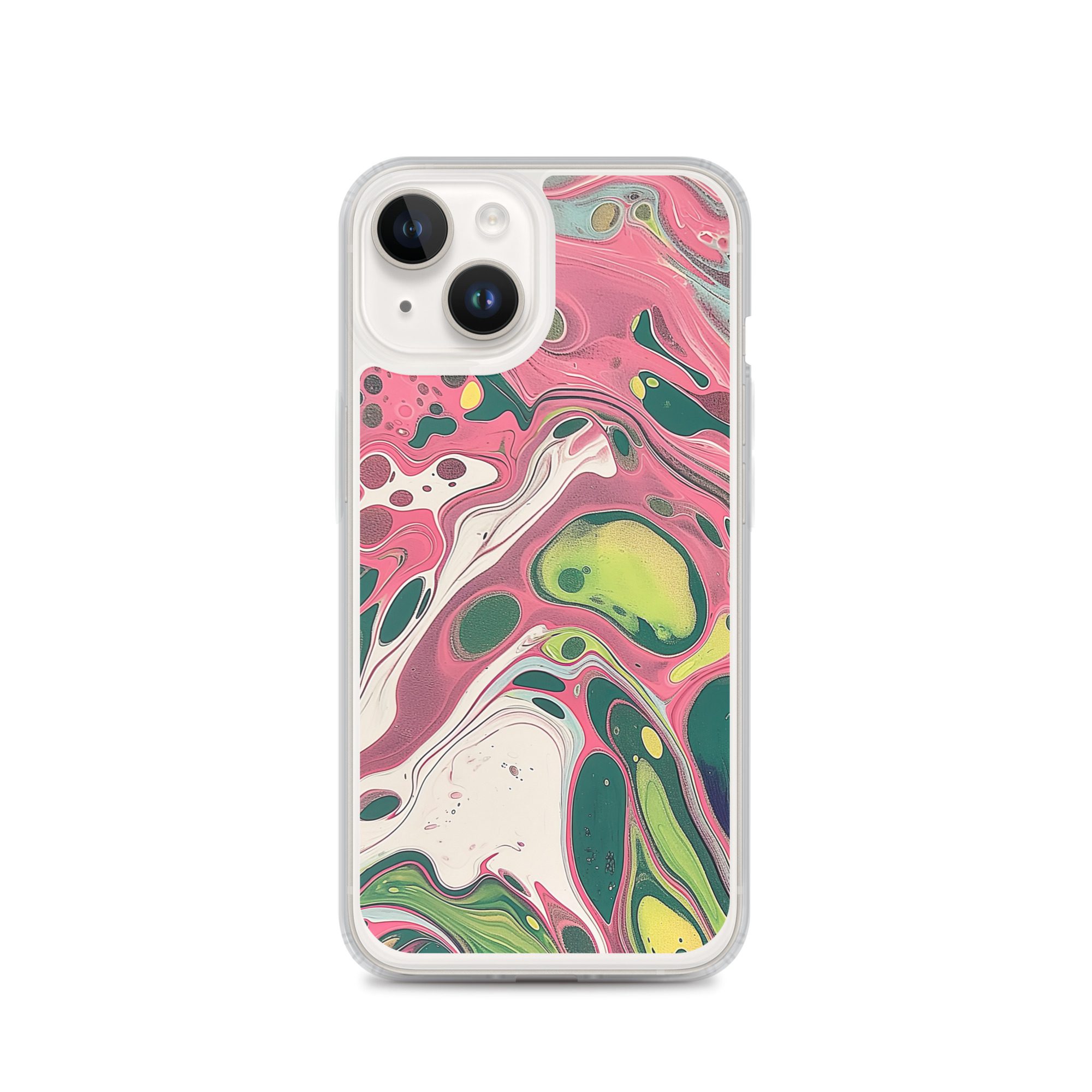 Green Marble Clear Case for iPhone® - Image 30