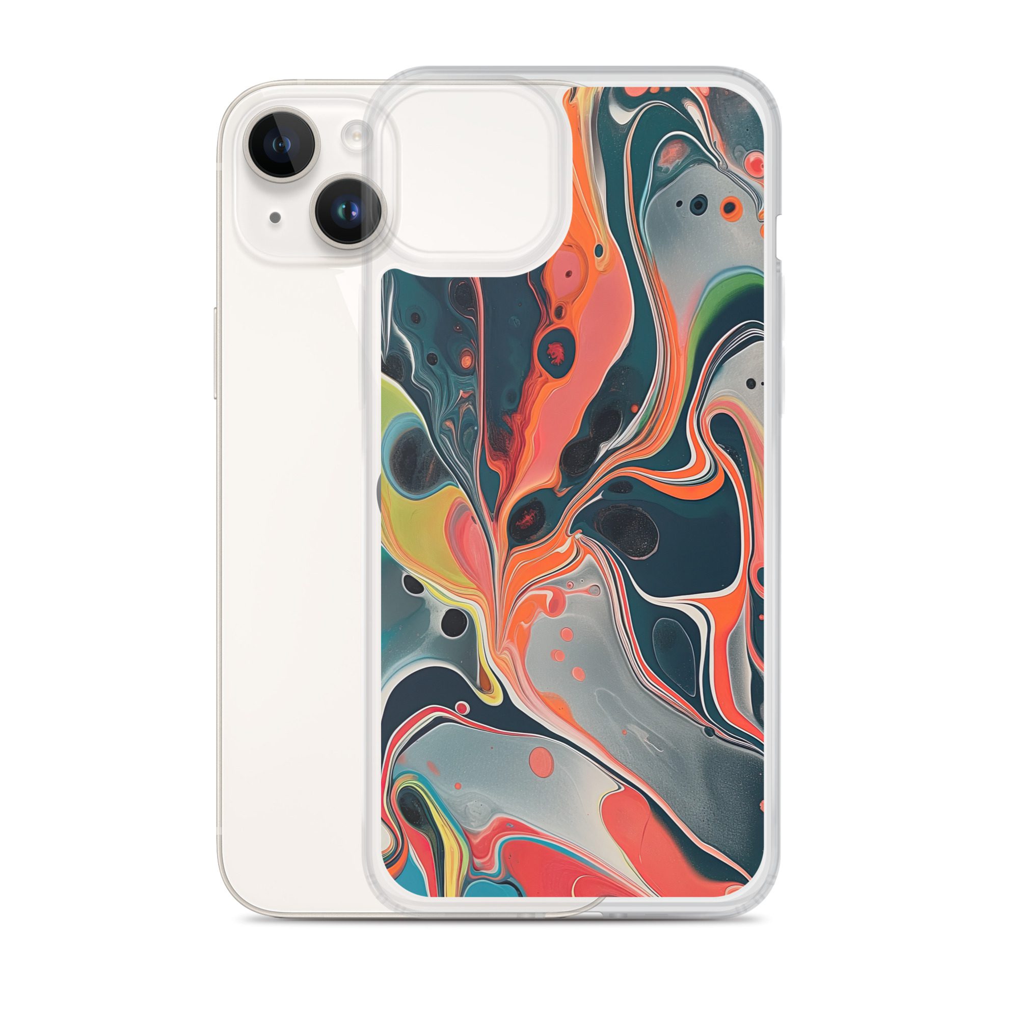 Grey Marble Clear Case for iPhone® - Image 25