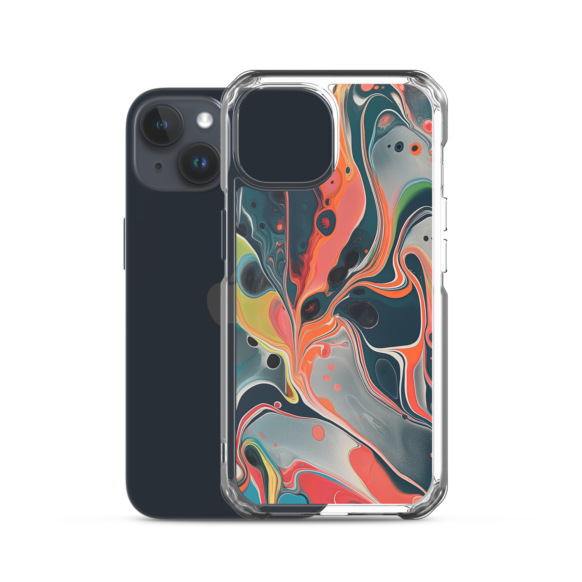 Grey Marble Clear Case for iPhone® - Image 39