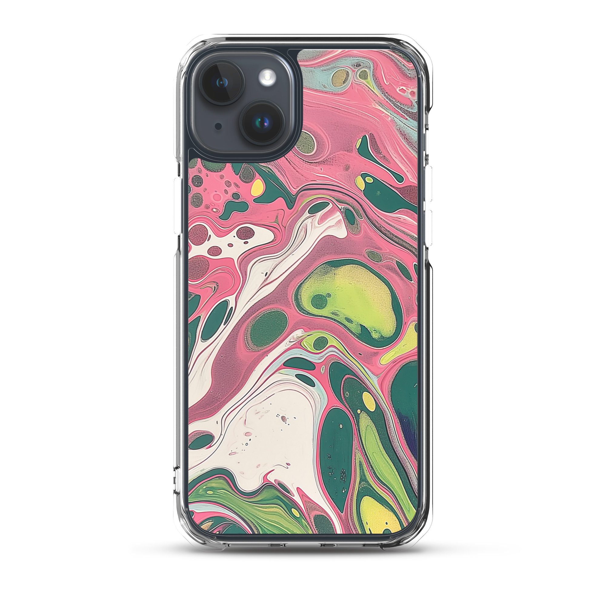 Green Marble Clear Case for iPhone® - Image 32