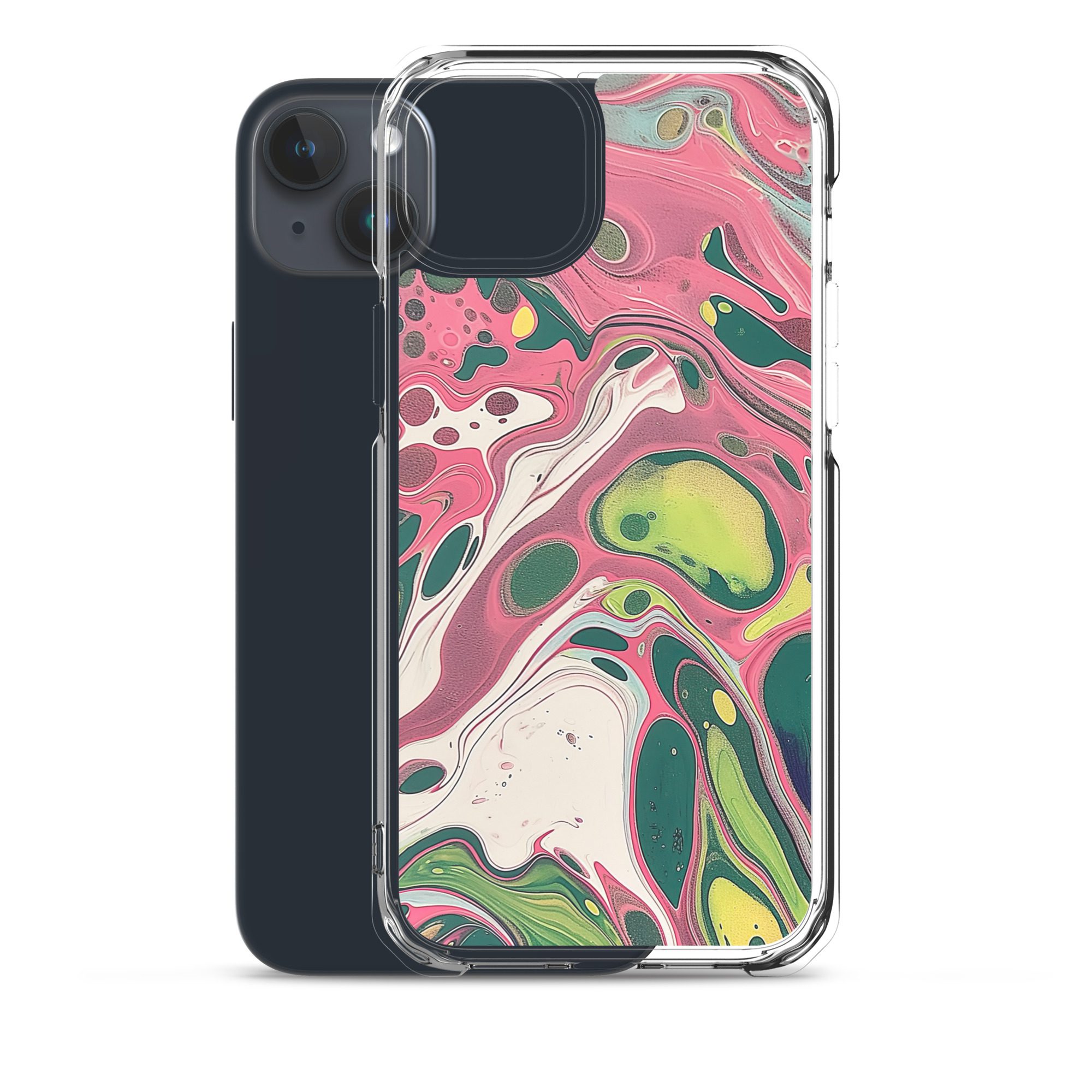 Green Marble Clear Case for iPhone® - Image 33
