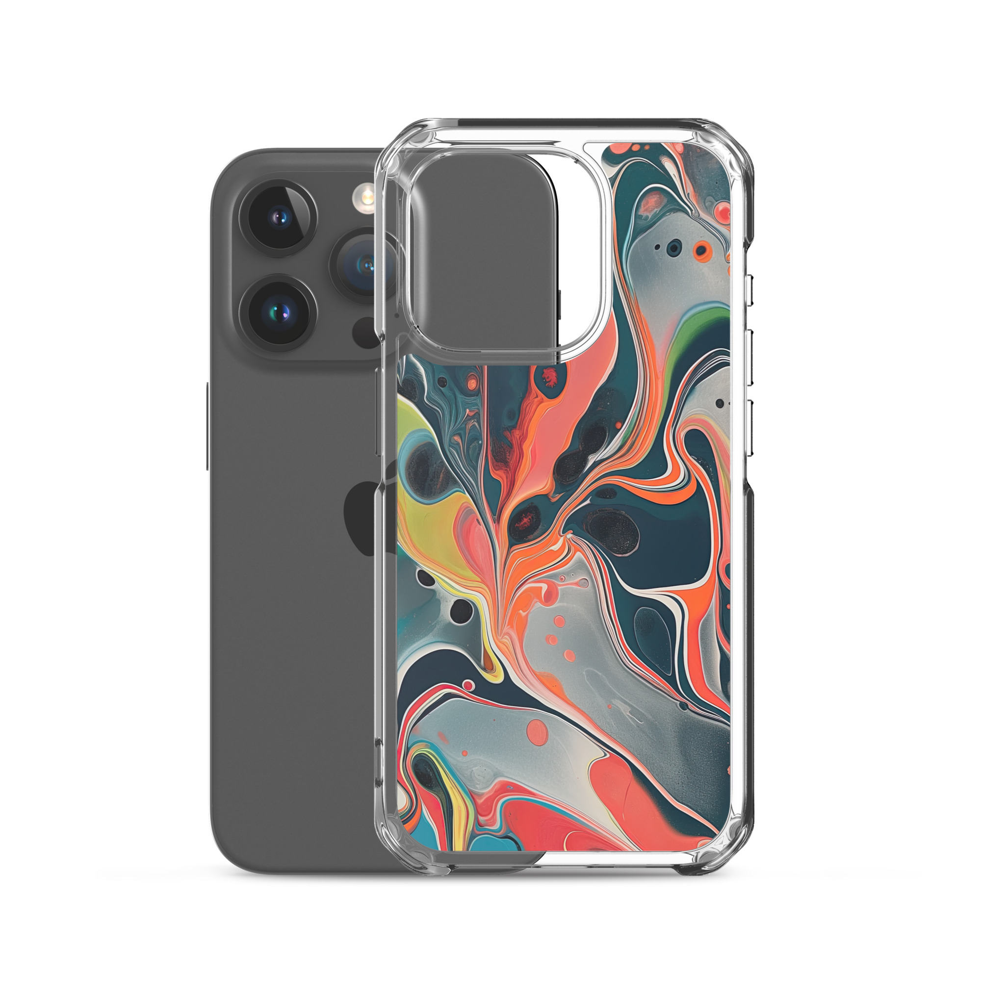 Grey Marble Clear Case for iPhone® - Image 37