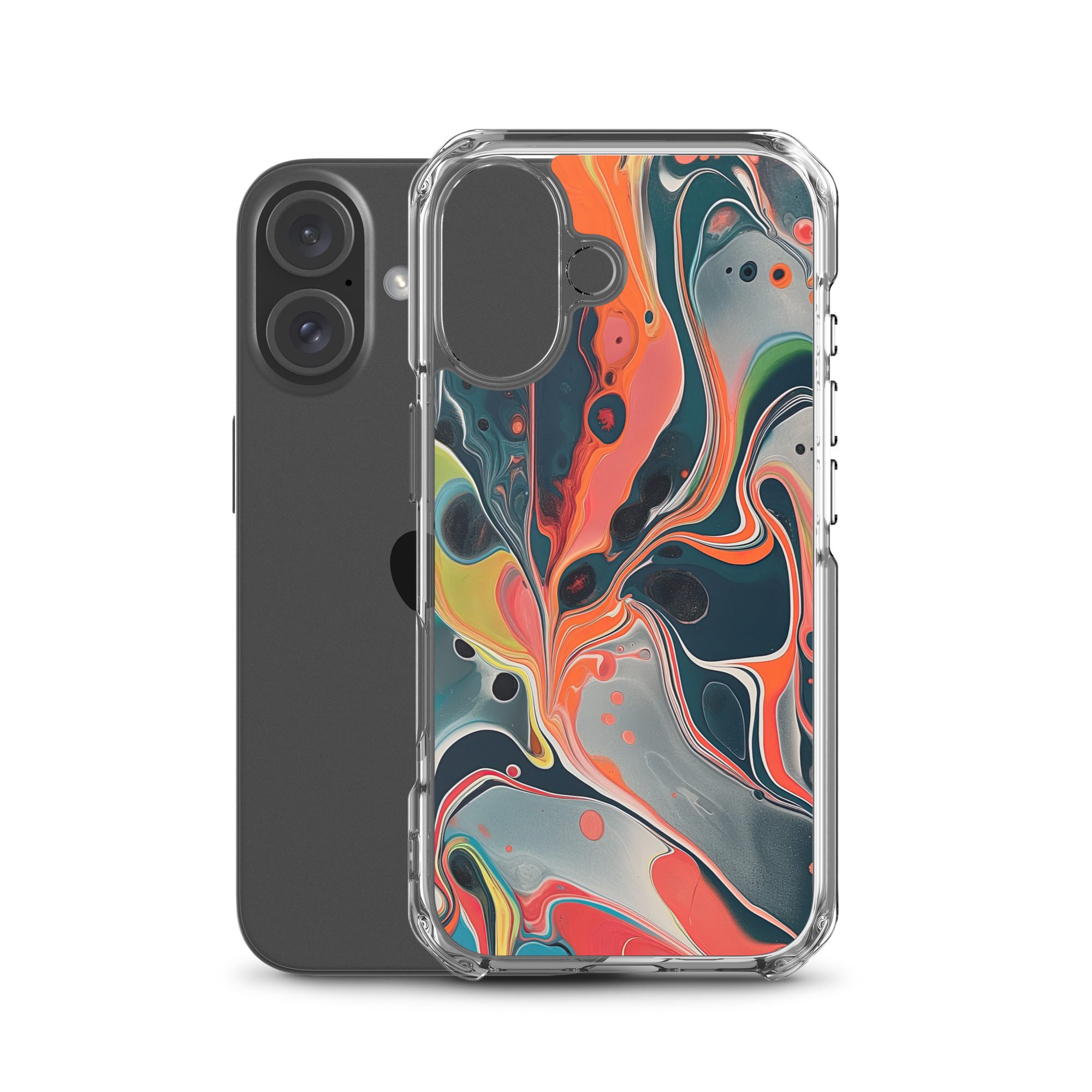 Grey Marble Clear Case for iPhone® - Image 47