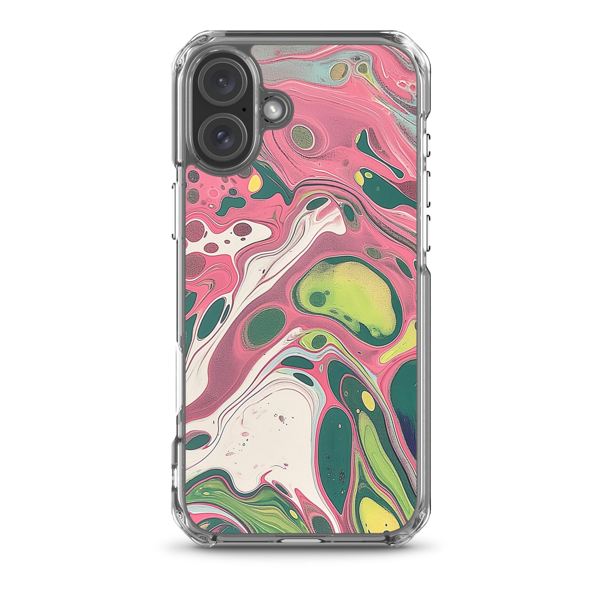 Green Marble Clear Case for iPhone® - Image 40