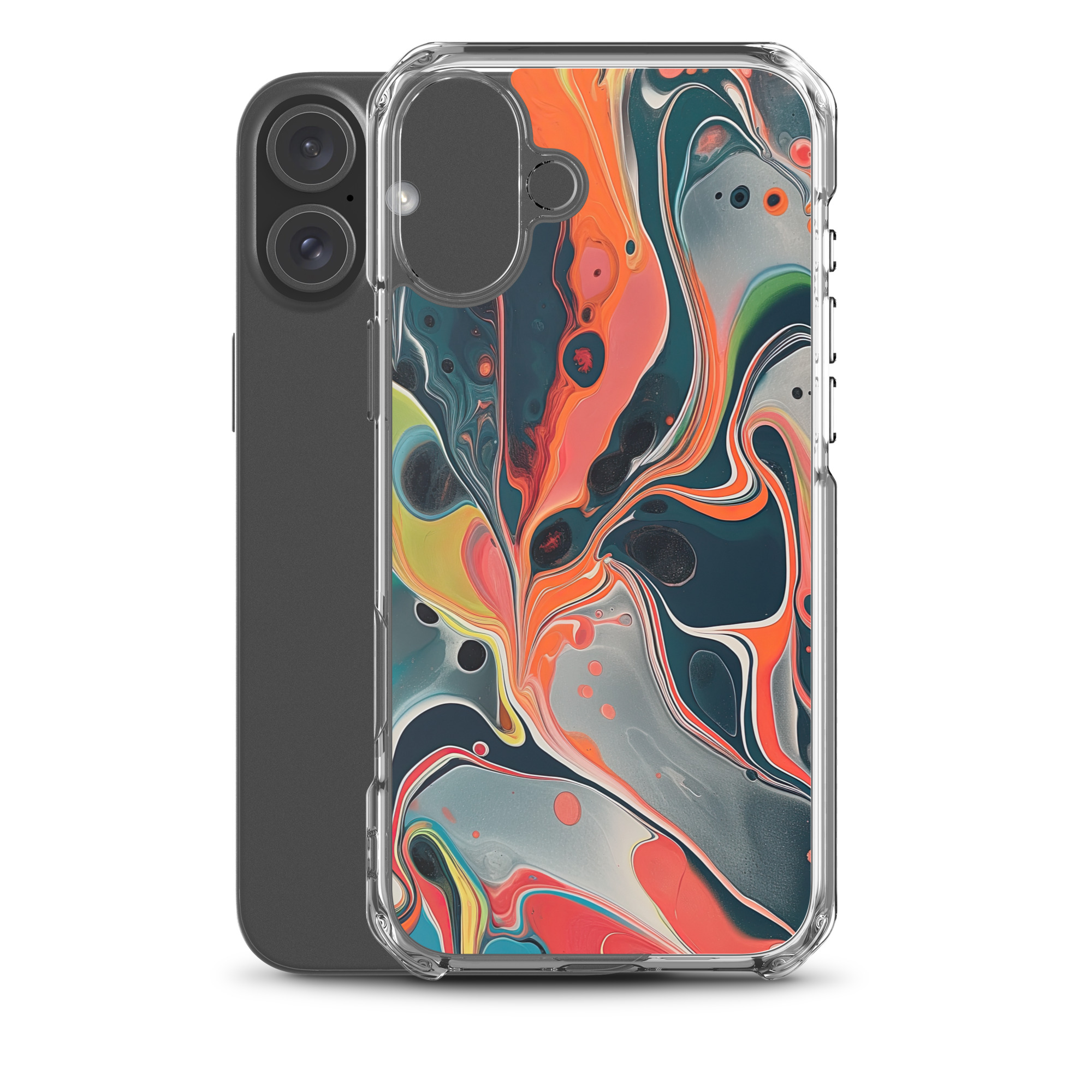 Grey Marble Clear Case for iPhone® - Image 41