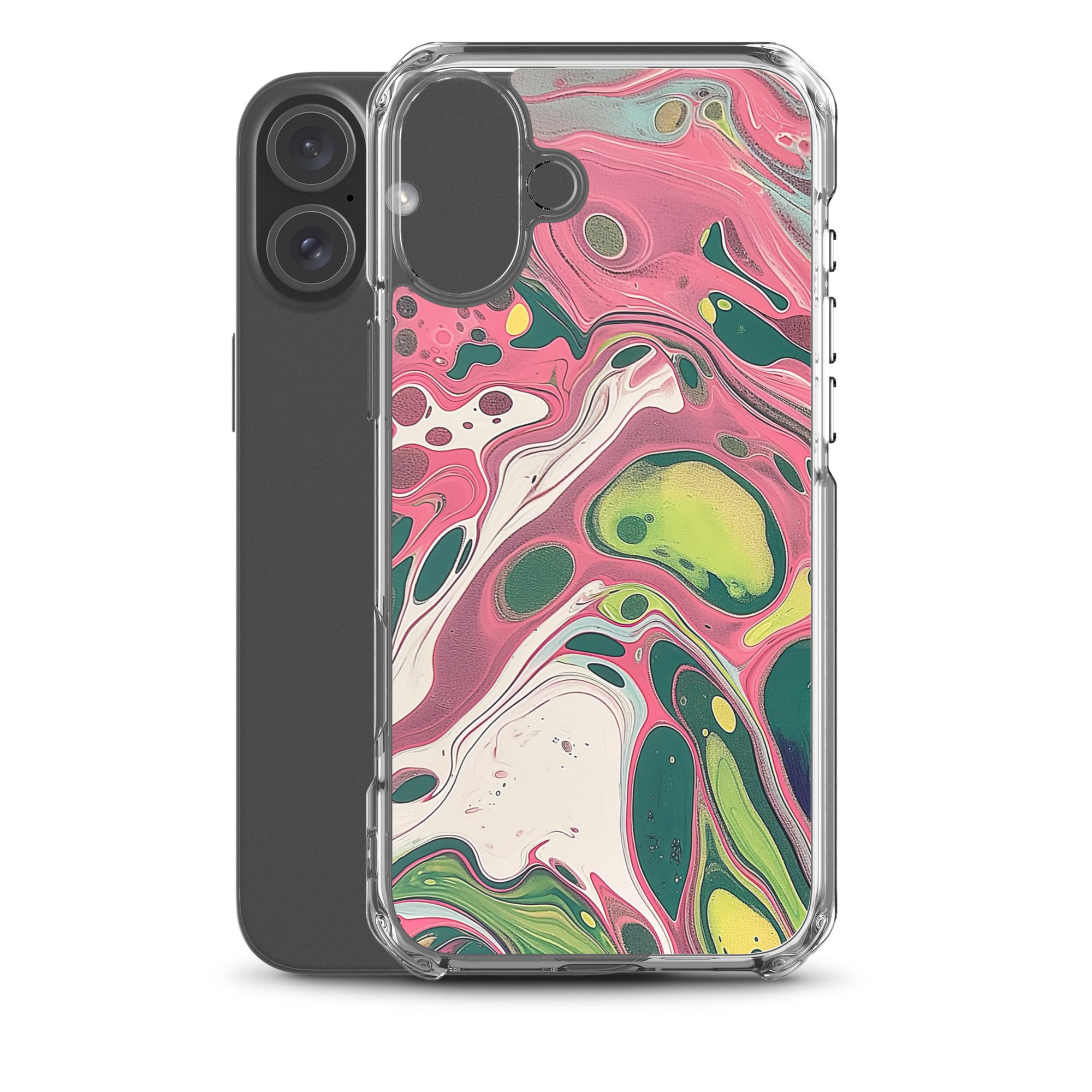 Green Marble Clear Case for iPhone® - Image 41