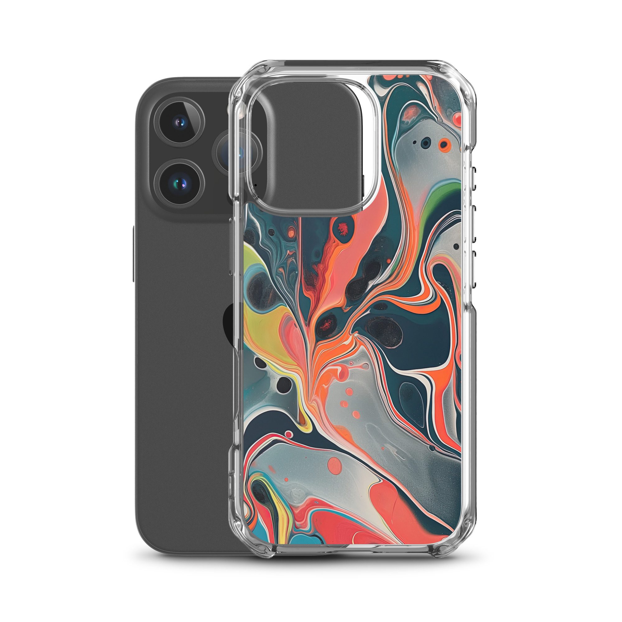 Grey Marble Clear Case for iPhone® - Image 45