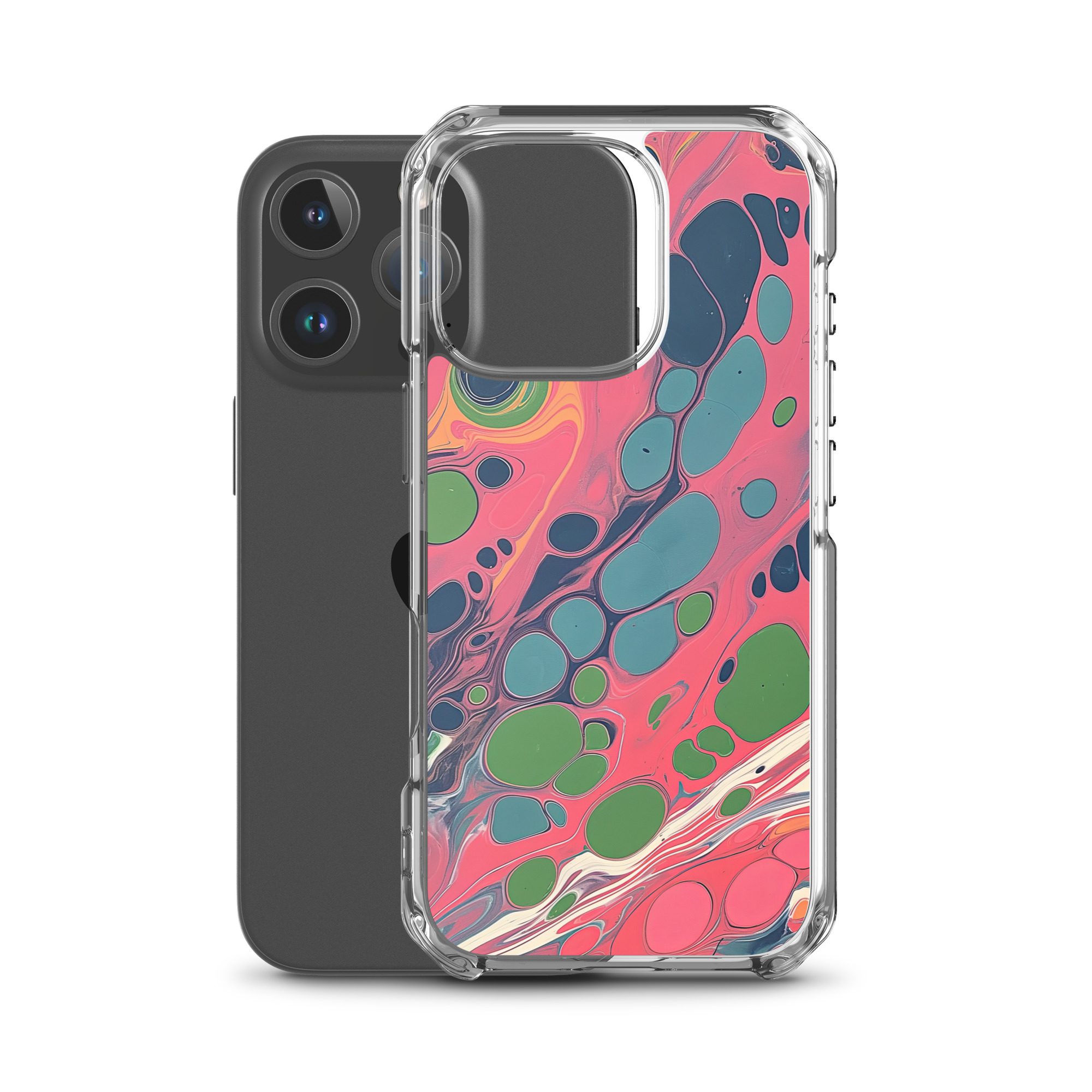 Pink Marble Clear Case for iPhone® - Image 45