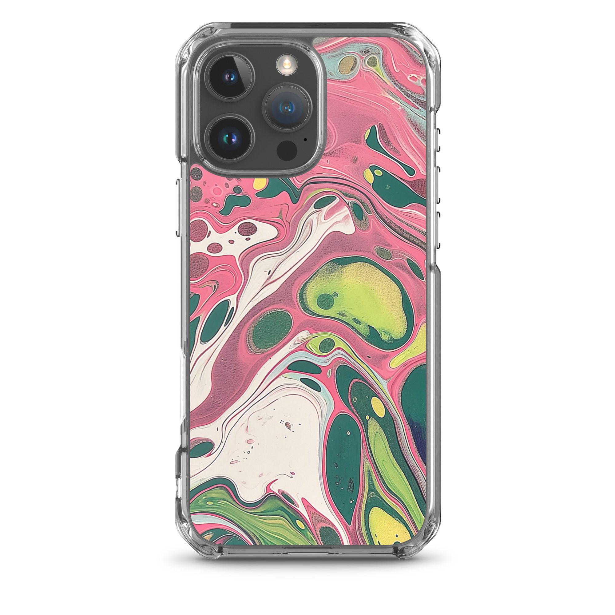 Green Marble Clear Case for iPhone® - Image 42