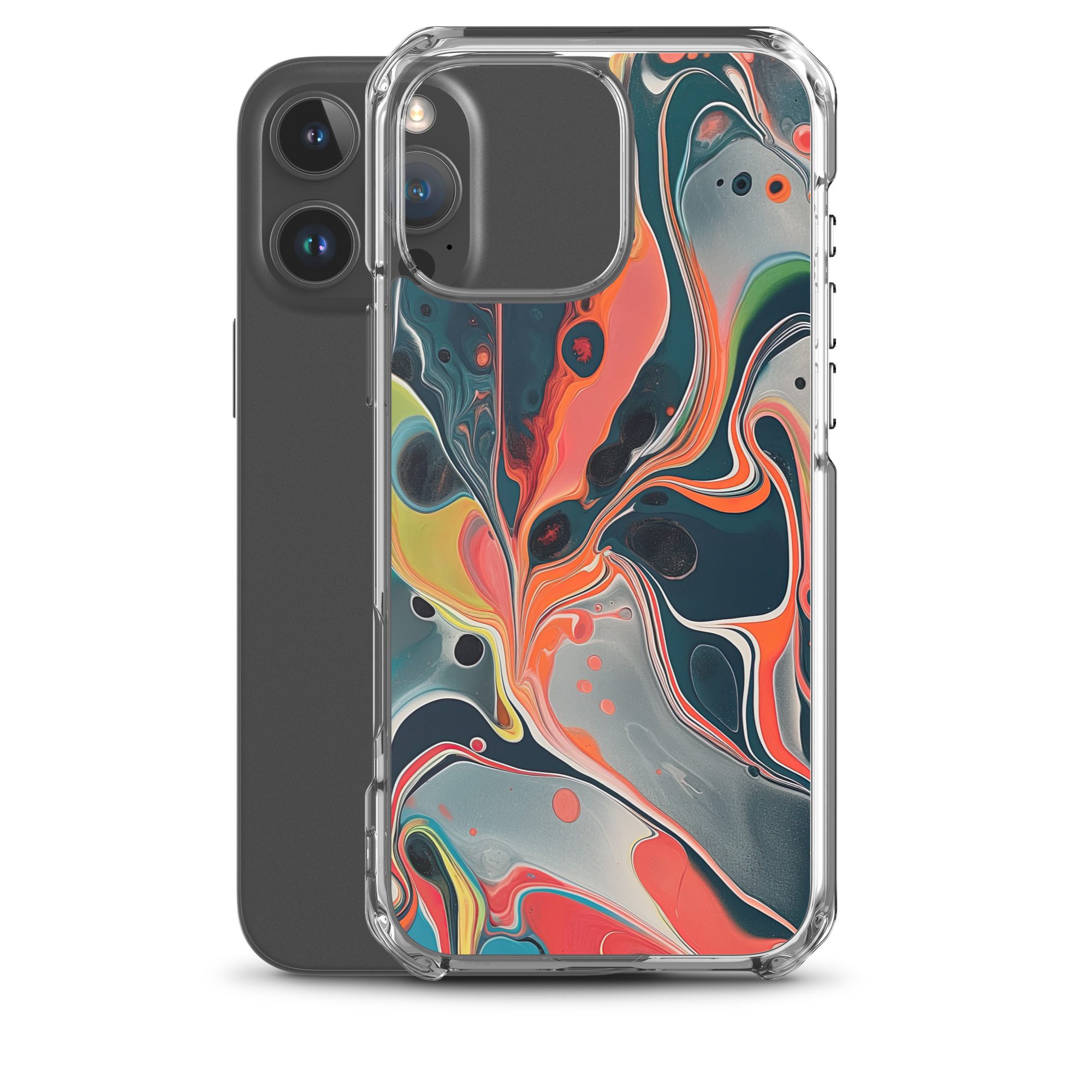 Grey Marble Clear Case for iPhone® - Image 43