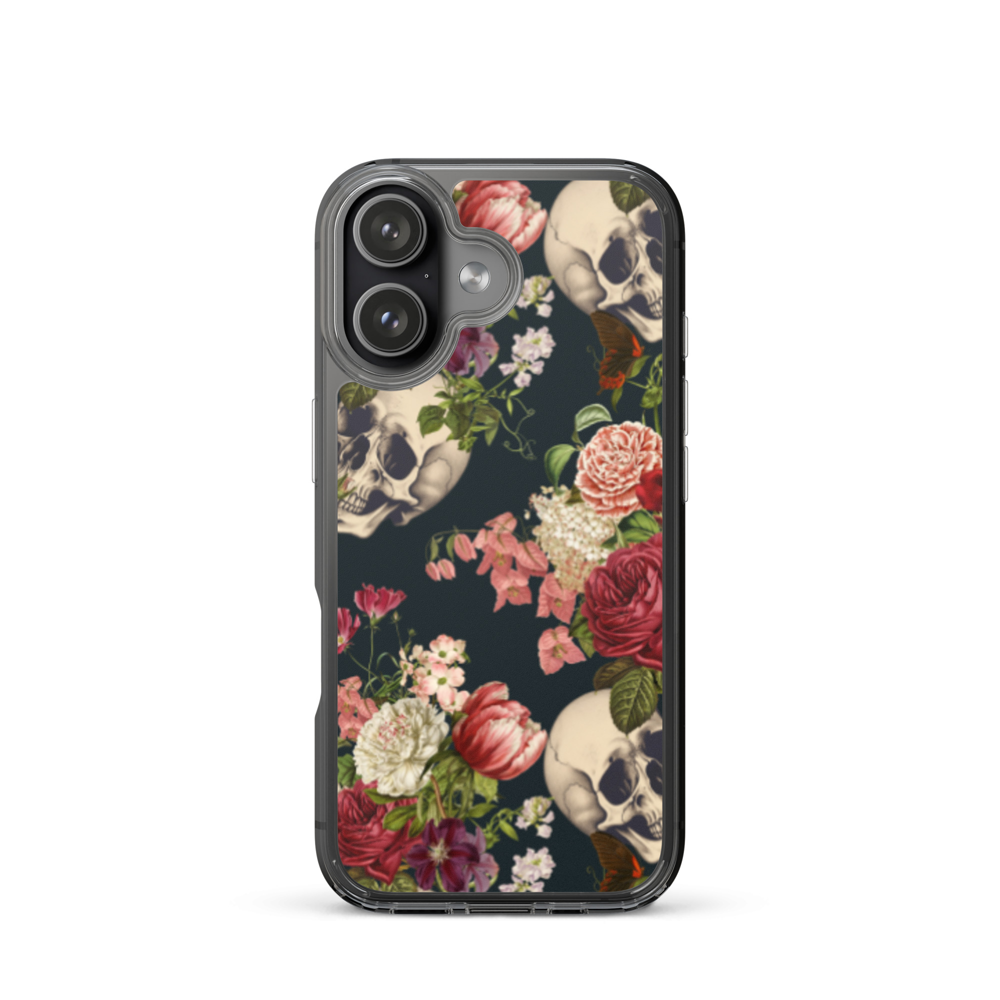 Floral Skulls Clear Case for iPhone® - Image 51