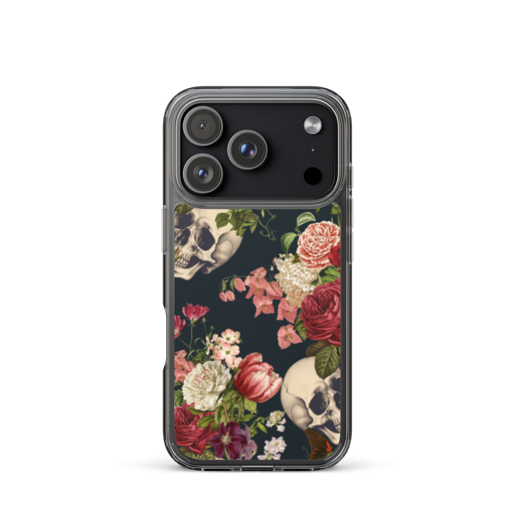 Floral Skulls Clear Case for iPhone® - Image 50