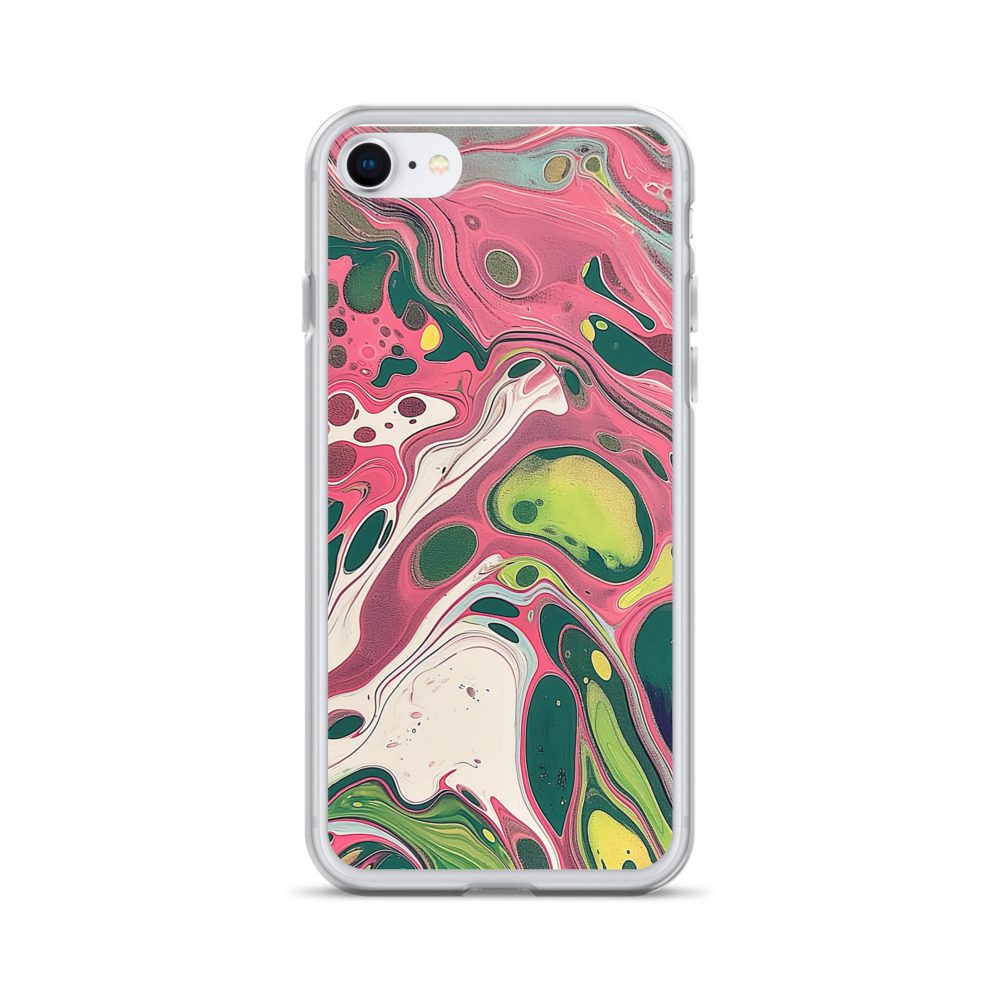 Green Marble Clear Case for iPhone®