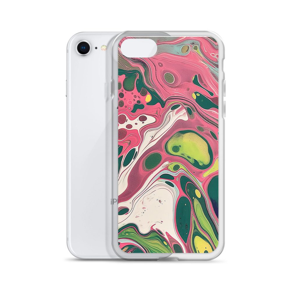 Green Marble Clear Case for iPhone® - Image 52